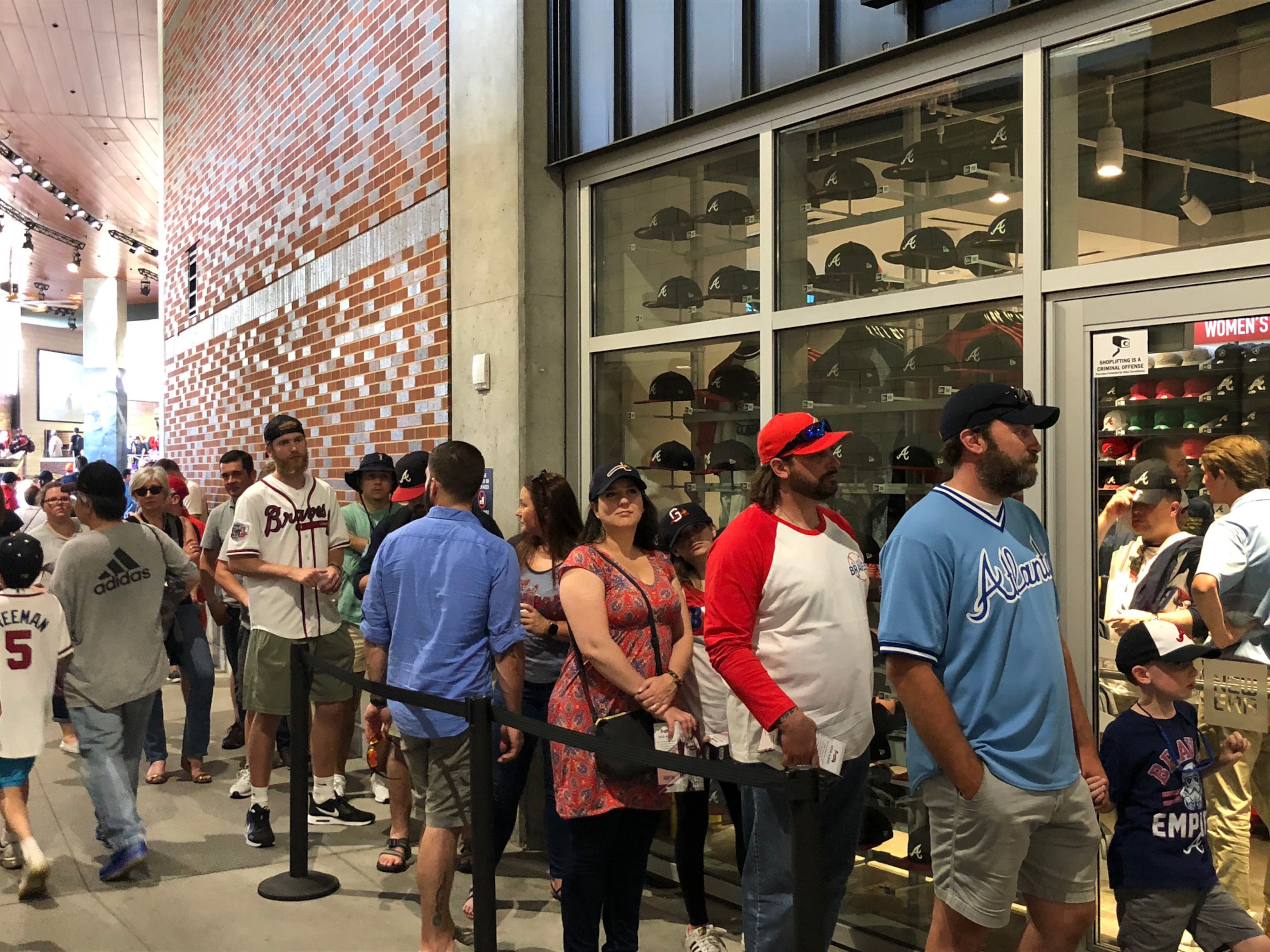 Fans filled SunTrust Park and lined up at stores for memorabilia this weekend.
