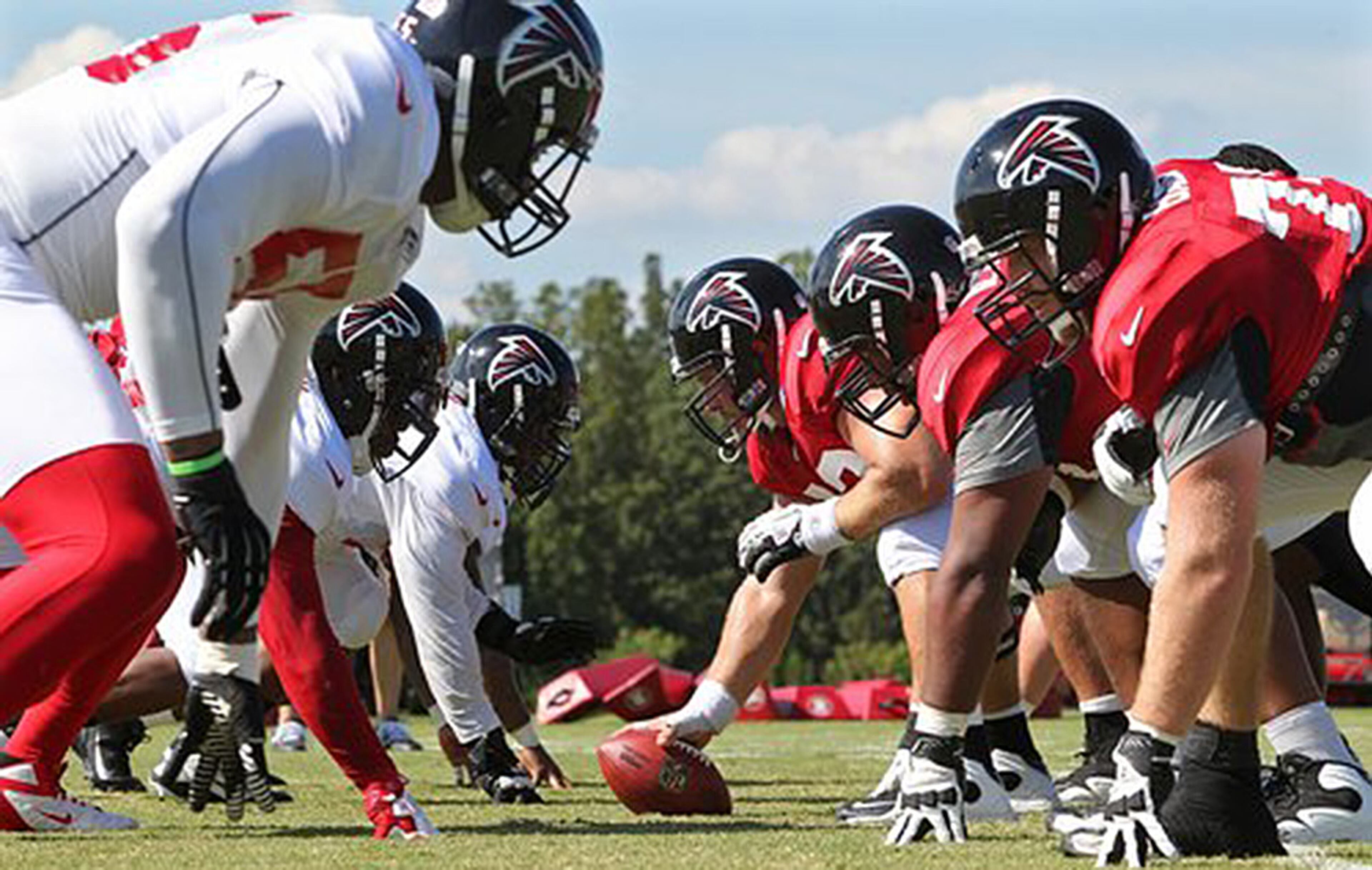 A look at some of the key position battles expected to take place during Falcons' training camp, which opens Thursday in Flowery Branch.