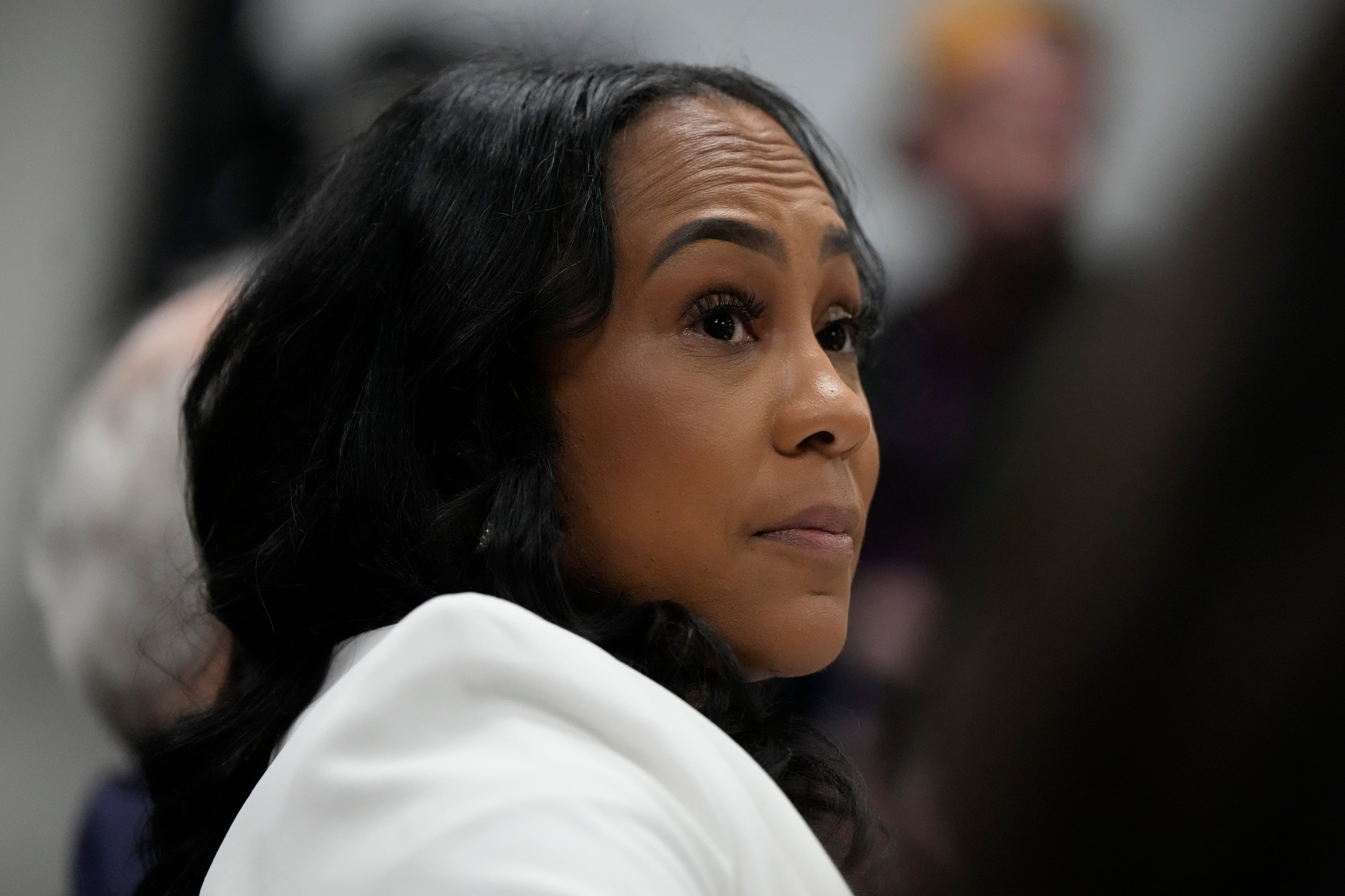 Fulton County District Attorney Fani Willis is seen at the Georgia State Capitol in December 2025. (Brynn Anderson/AP)