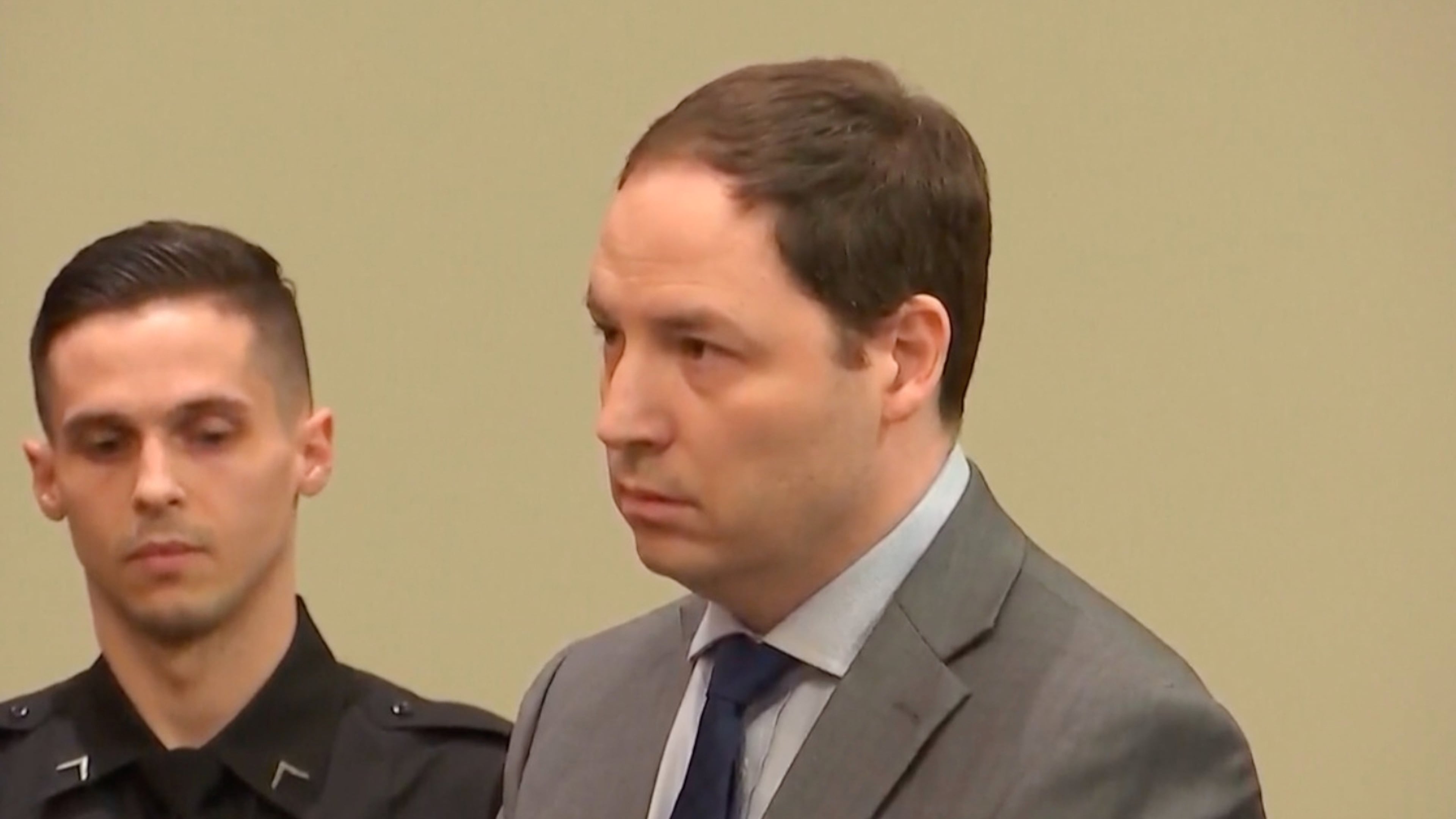 This image taken from Court TV video shows Brendan Banfield in court, Monday, Feb. 2, 2026, in Fairfax, Va. (Court TV via AP, Pool)