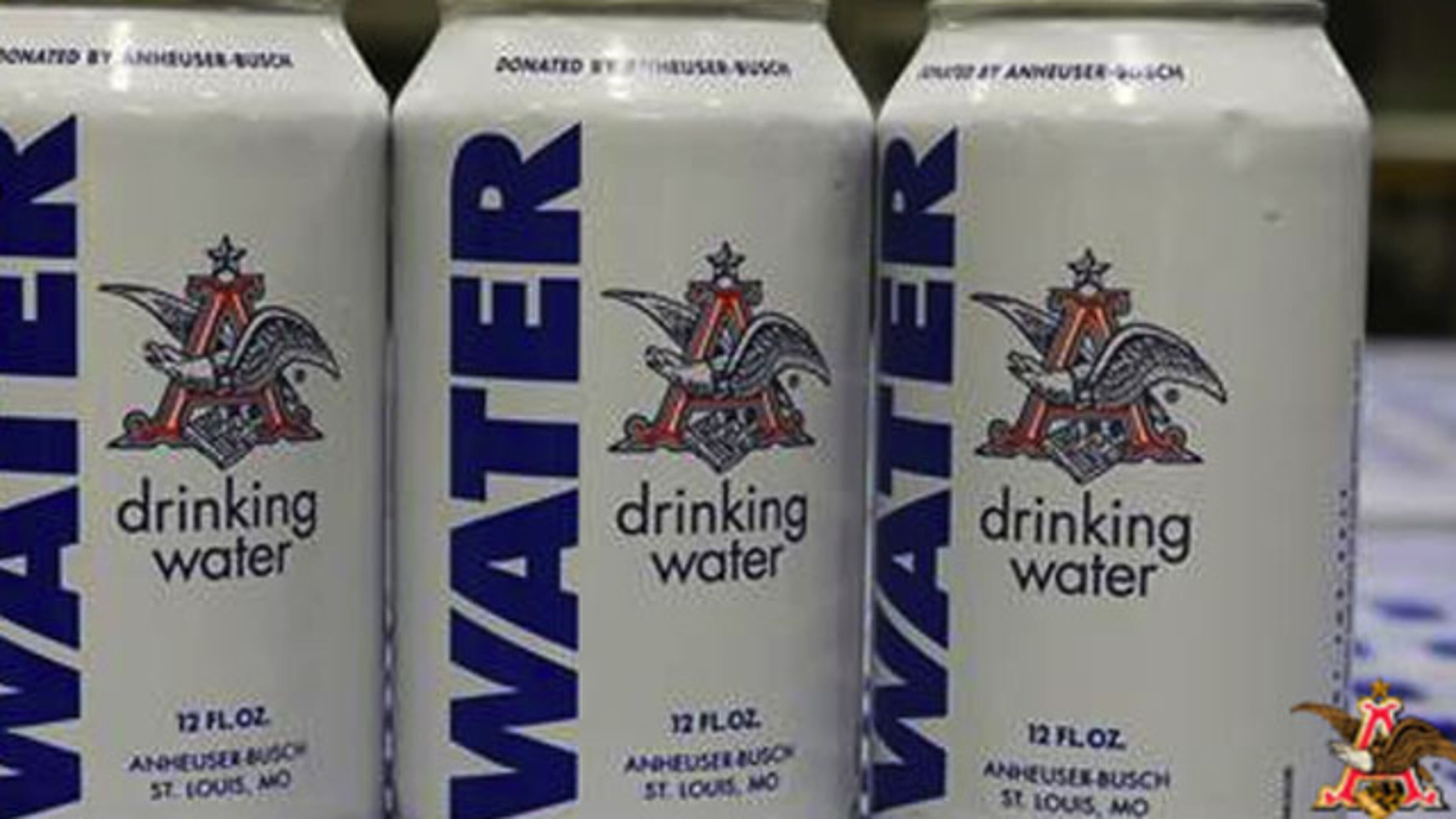 A truck loaded with 2,156 cases of emergency drinking water from the Cartersville brewery will arrive early this week in Wenatchee, Washington. That totals 51,744 cans. (Picture from Anheuser-Busch).