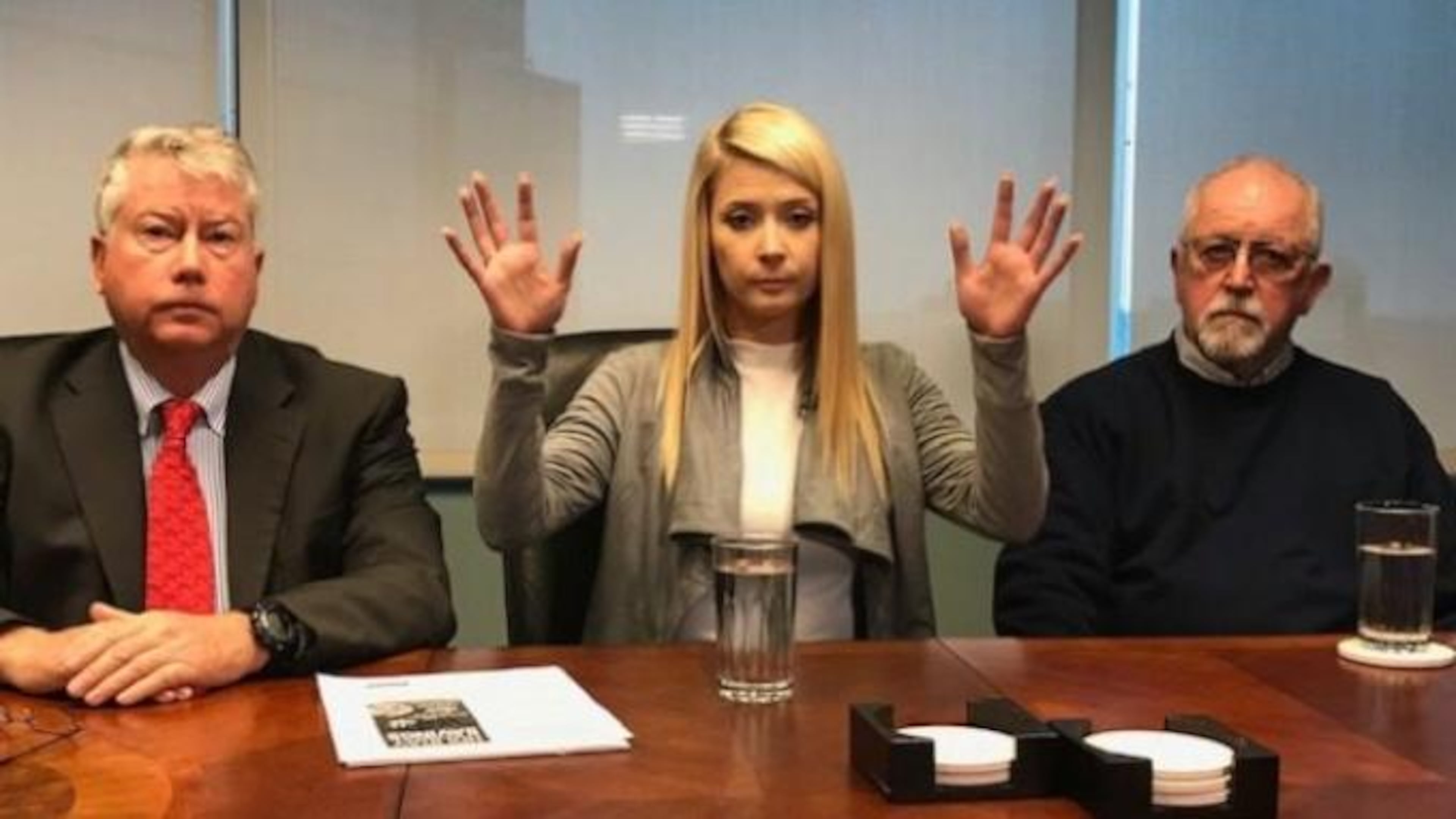 Britt Jacobsen of Lynnwood, Washington, said she was sitting in a truck next to her boyfriend when he was shot by a Snohomish County sheriff's deputy.