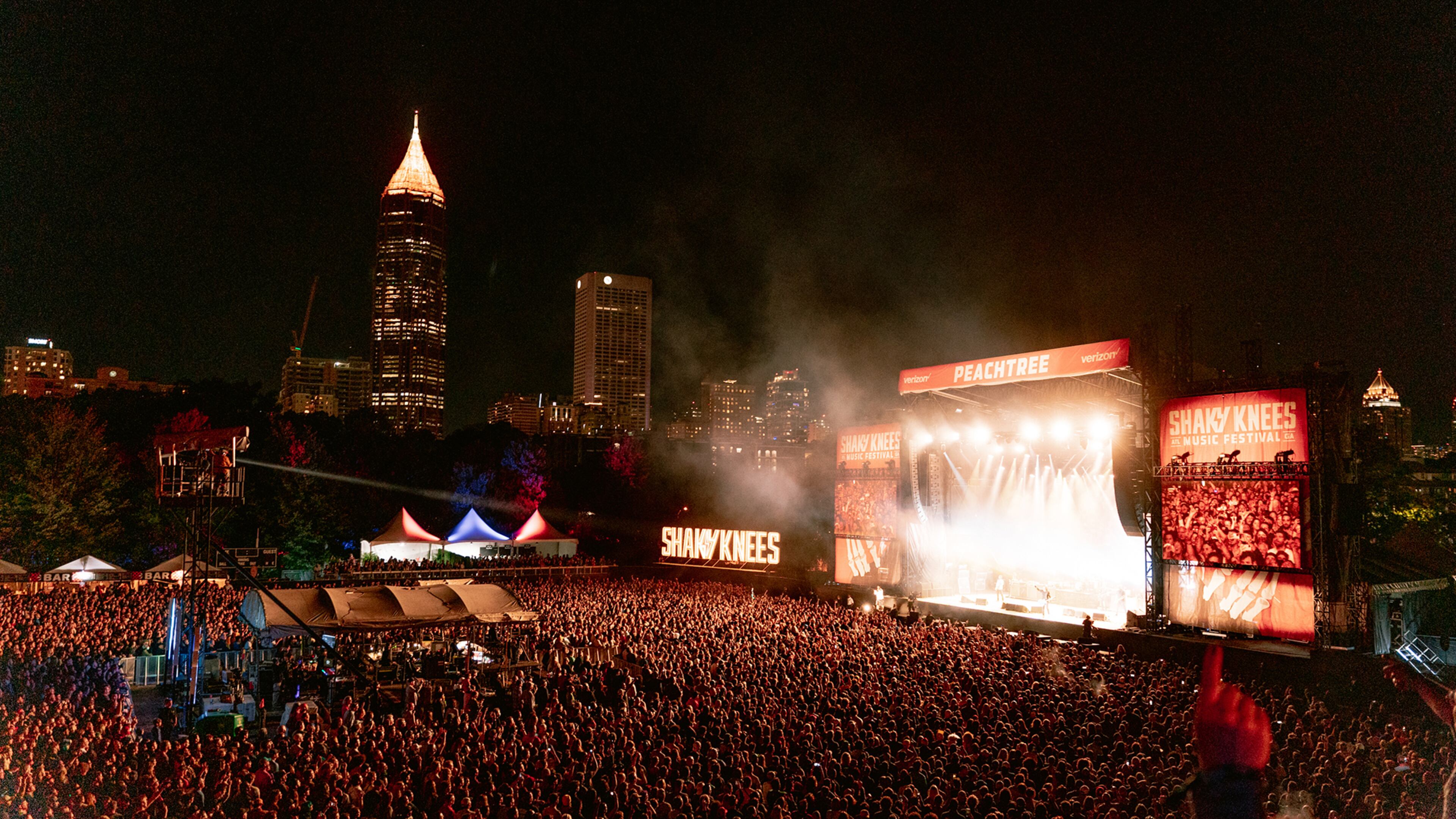 After a temporary move to the fall in 2021, Shaky Knees Festival returns to its usual springtime slot with headline appearances from Green Day, Nine Inch Nails and My Morning Jacket.
Courtesy of Roger Ho.