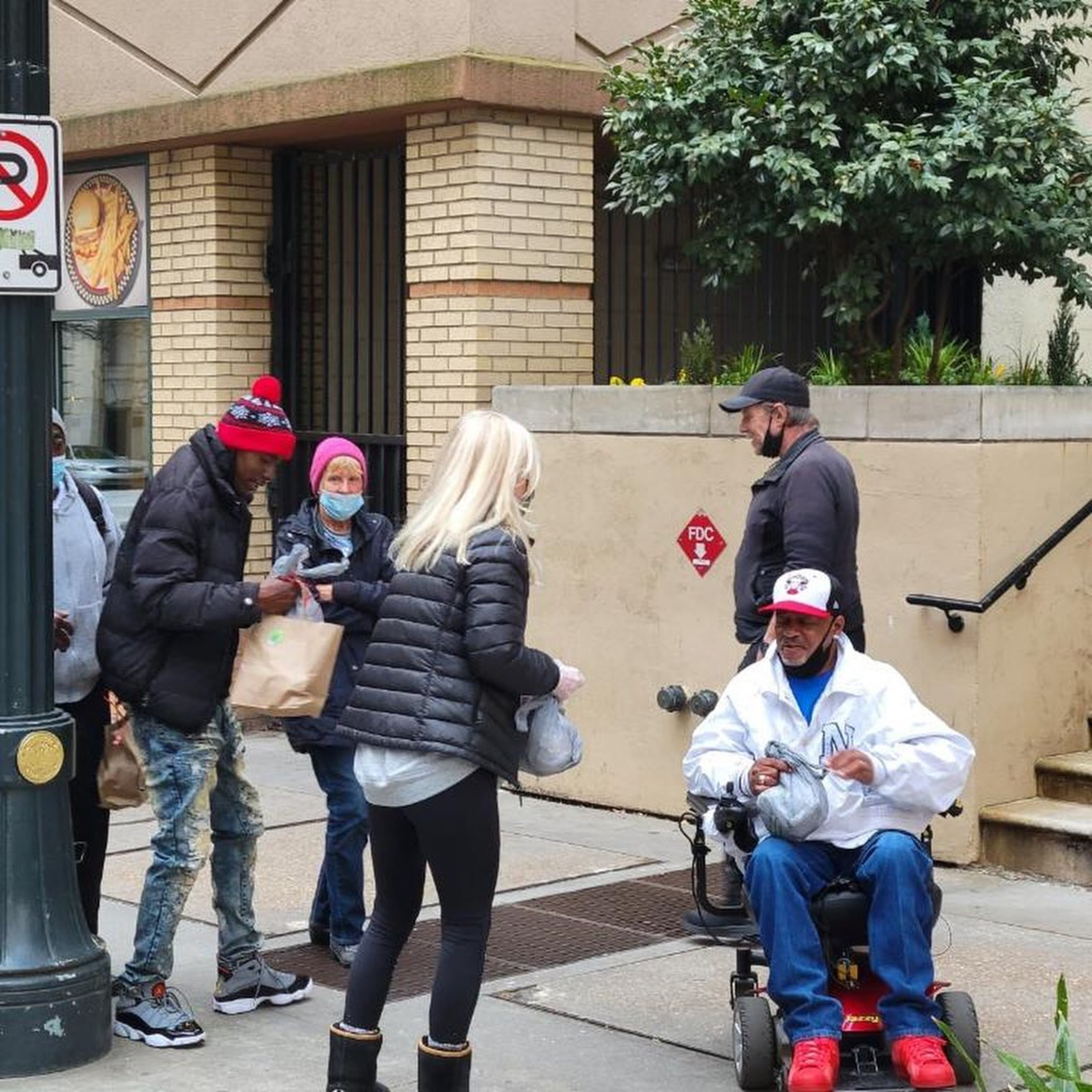When the coronavirus pandemic made weekly hot breakfast service dangerous, For the Hope Partnership pivoted to delivering pre-packaged meals to Atlantans experiencing homelessness and/or chronic poverty. Courtesy of For the Hope Partnership