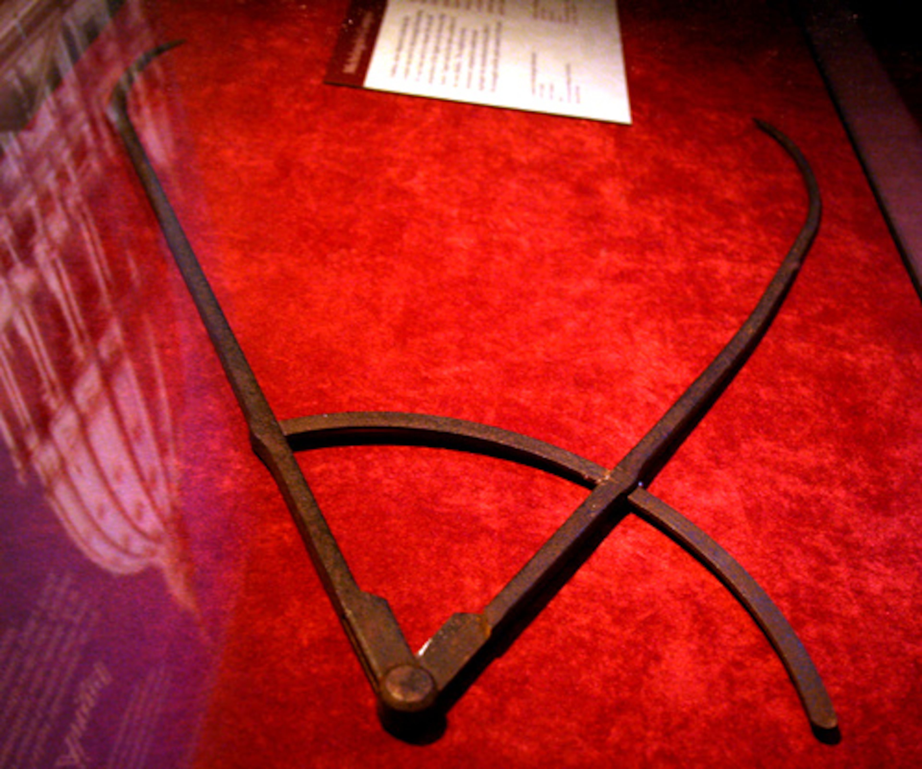 Michelangelo's compass is among the personal items and tools of the reknowned artist.