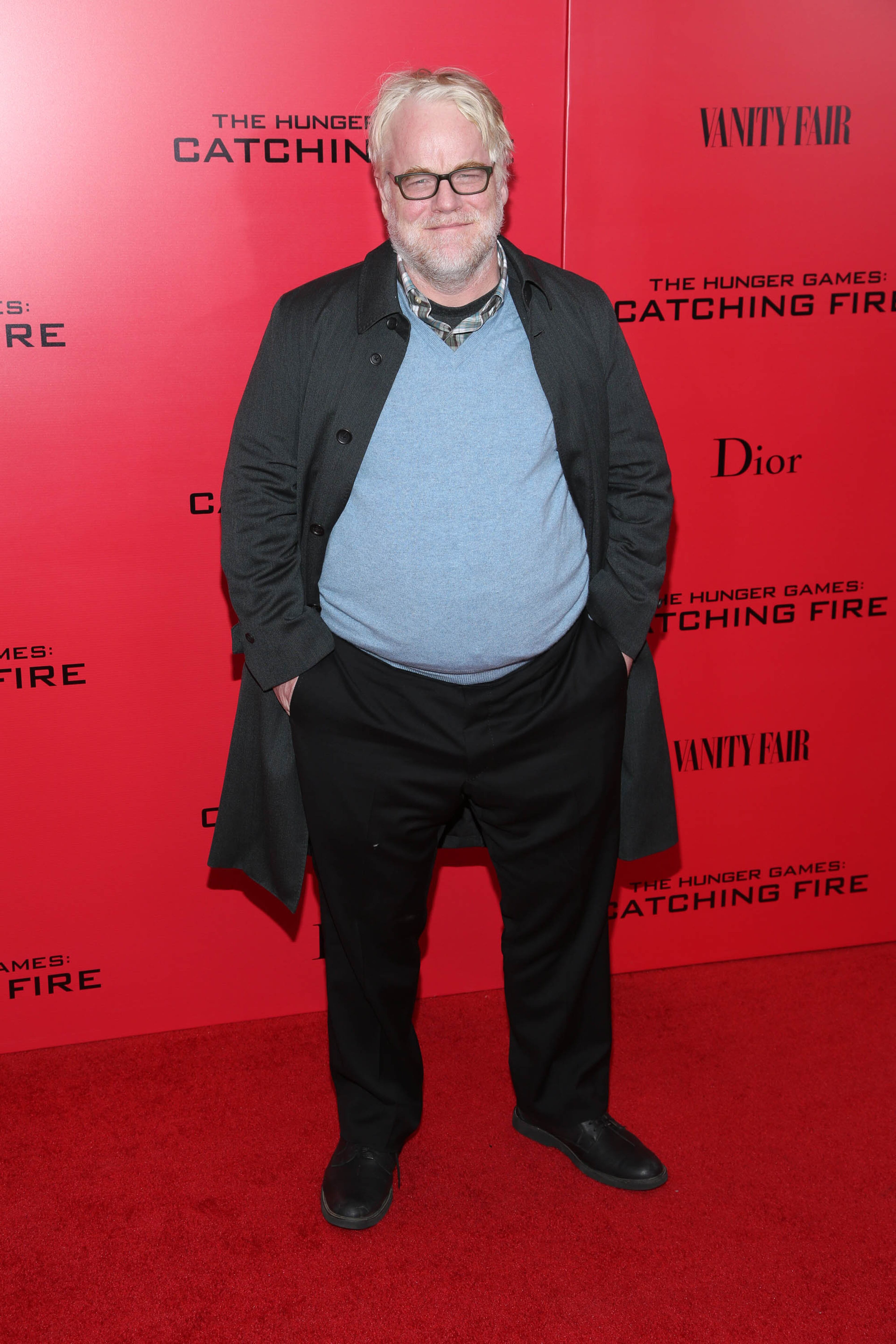 NEW YORK, NY - NOVEMBER 20: Phillip Seymour Hoffman attends a special screening of "The Hunger Games: Catching Fire" on November 20, 2013 in New York City. (Photo by Rob Kim/Getty Images)