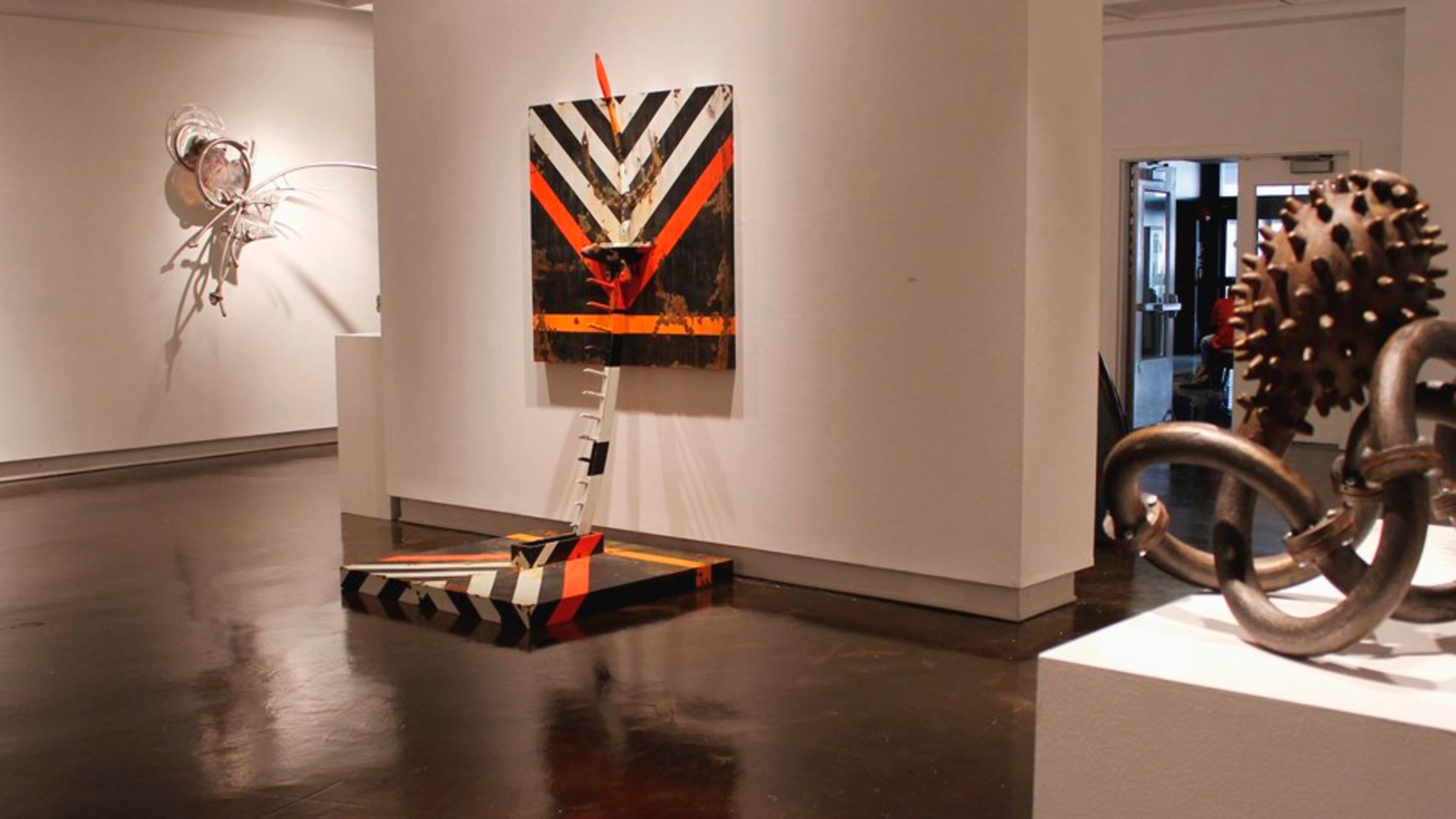 "Indoor Pro: Mid-South Sculpture Alliance Sculpture Exhibition," at Georgia State University's Welch School Galleries, concludes its run with a public reception, 4-5:30 p.m. Sept. 18.