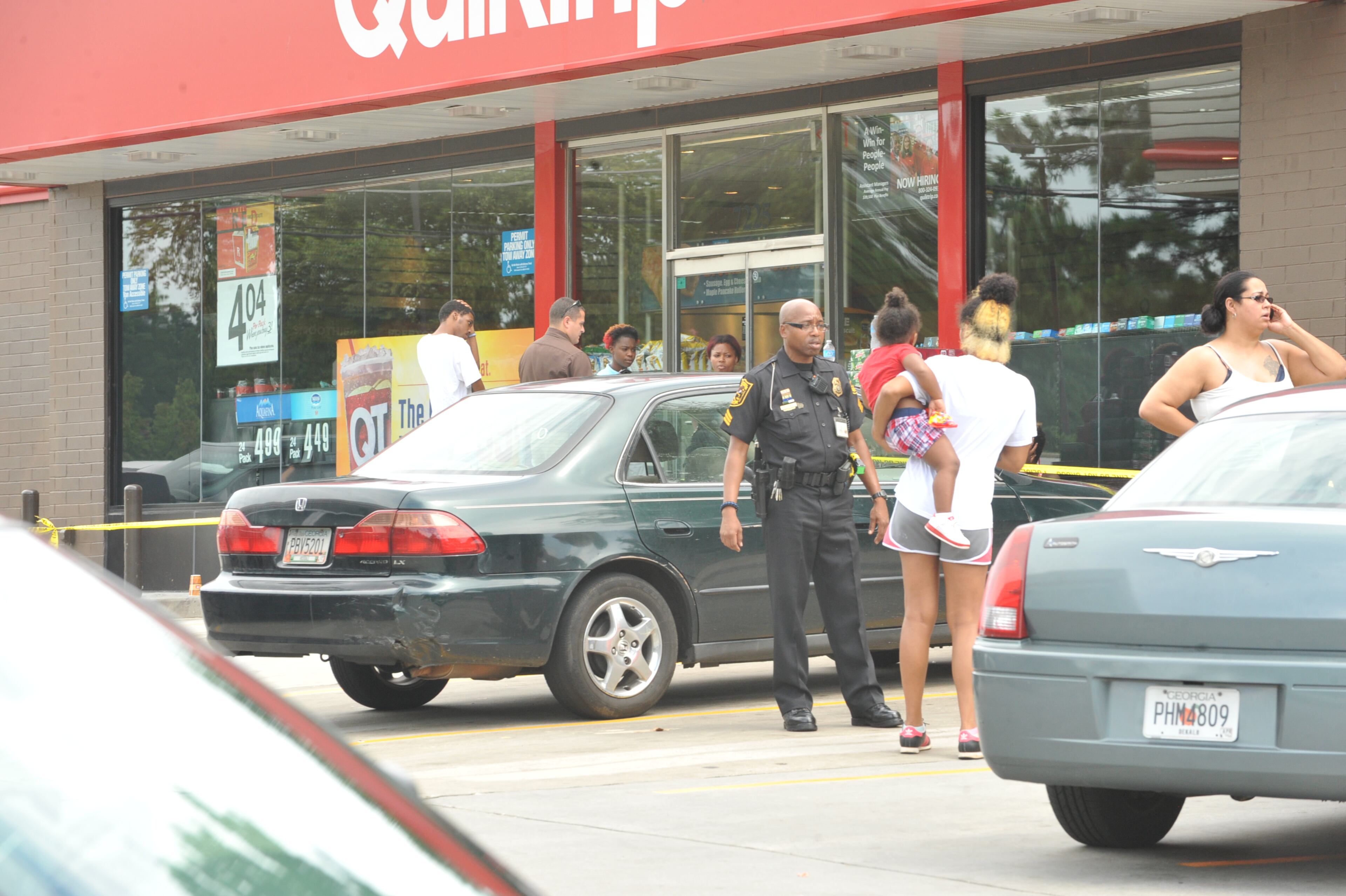 DeKalb County police were investigating a Labor Day shooting that happened inside a convenience store near Lithonia.