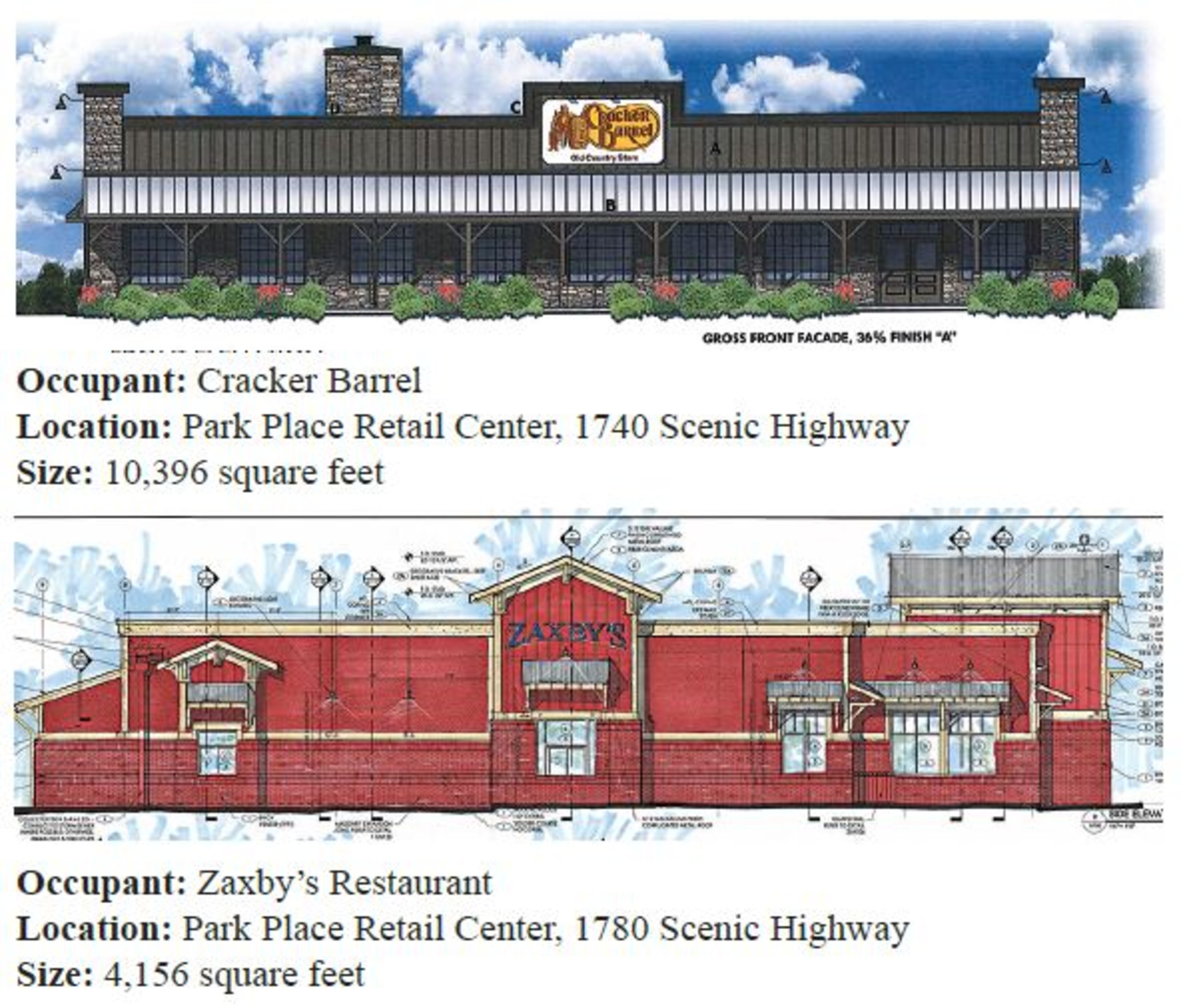 The opening of a Zaxby's in Snellville has been pushed back at least a month from an earlier target date.