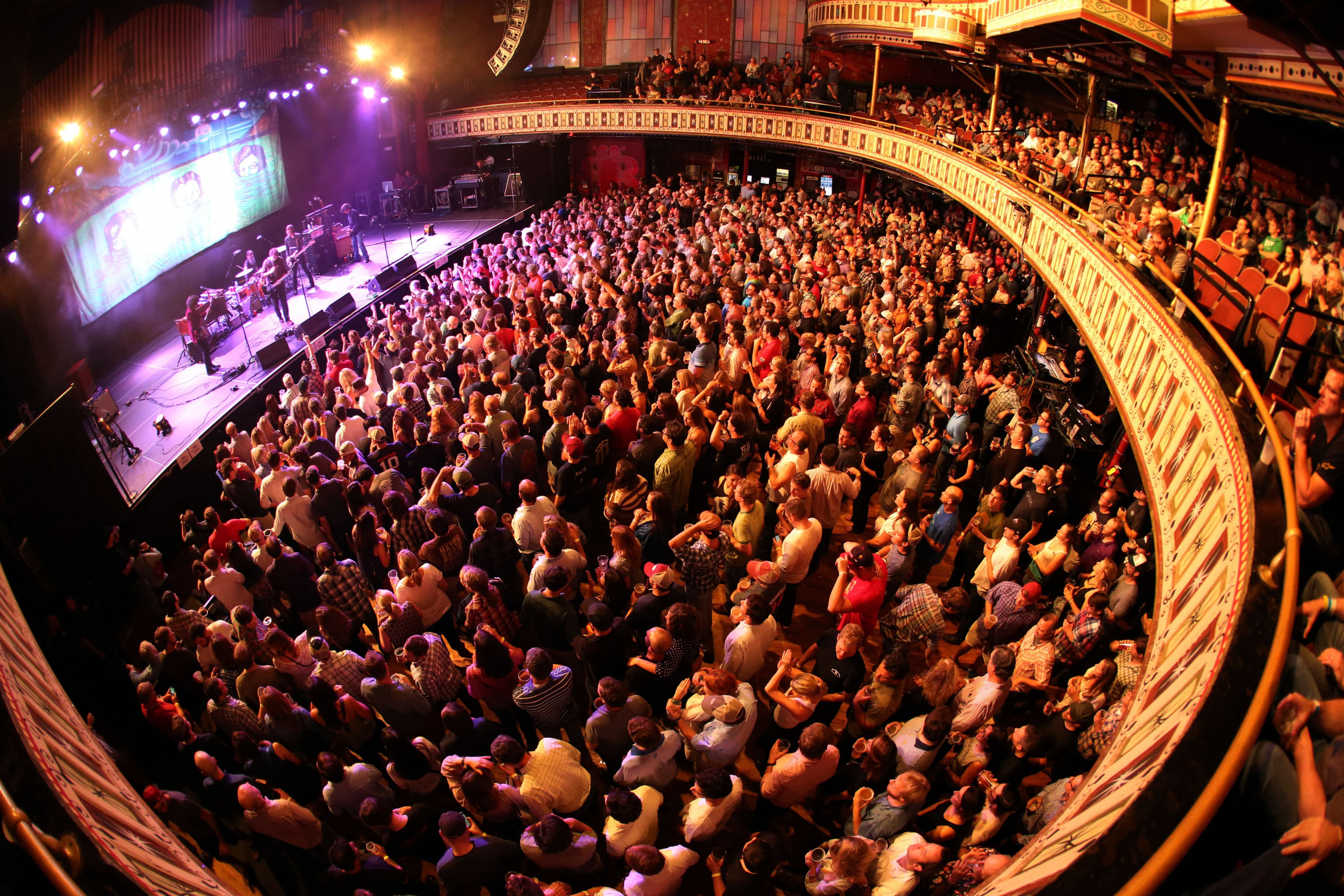 Drive-By Truckers, an alternative country/Southern rock band based in Athens, jammed out at an energized, nearly full Tabernacle Friday night in Atlanta, October 10, 2014.