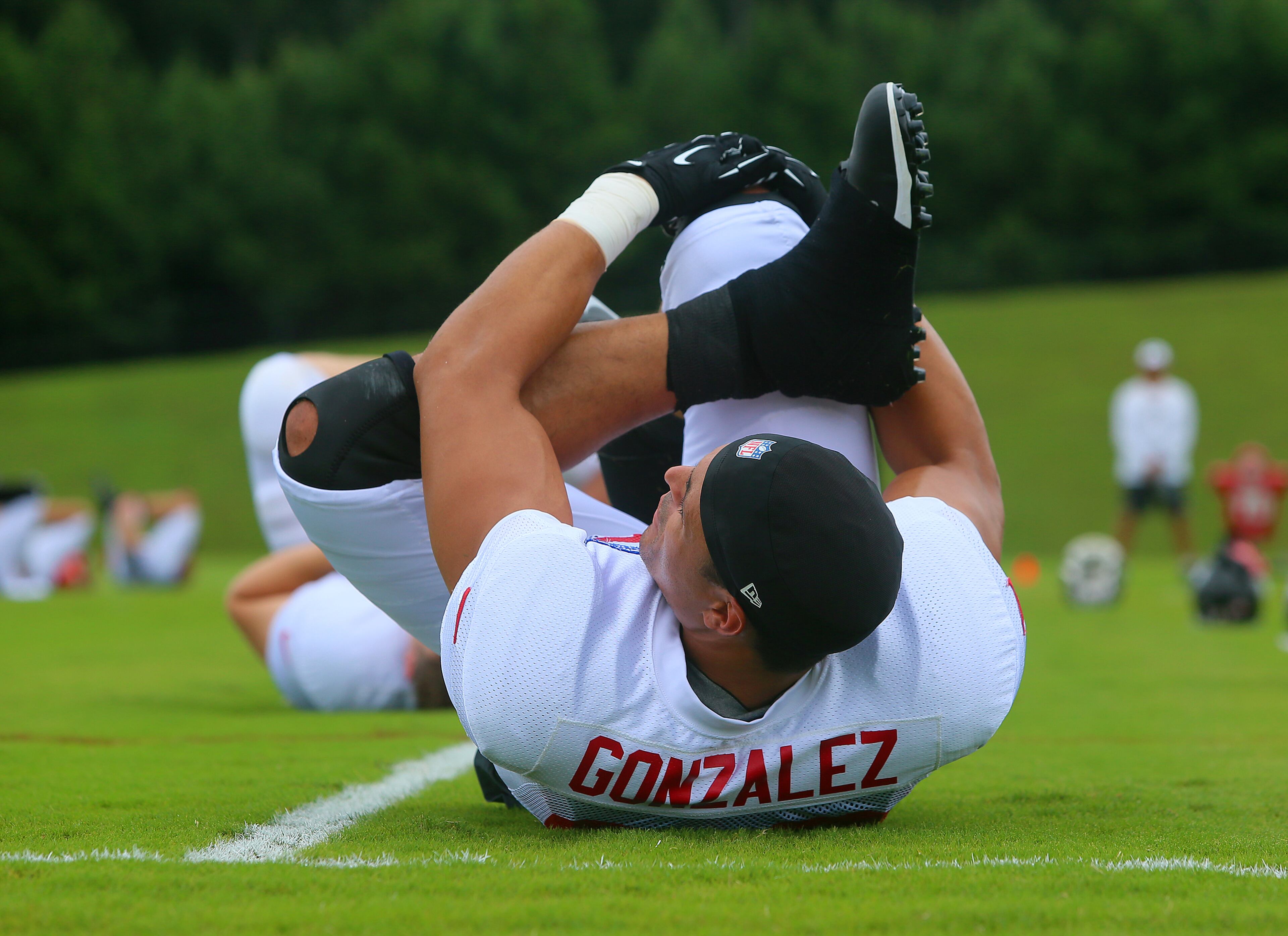 AJC sports columnist Jeff Schultz asks: Should we just shrug off that Tony Gonzalez missed 3 weeks of camp and 2 exhibition games or is it an issue – if not with his team than with his mindset this year? Read Schultz's full take here: myajc.com/sports.