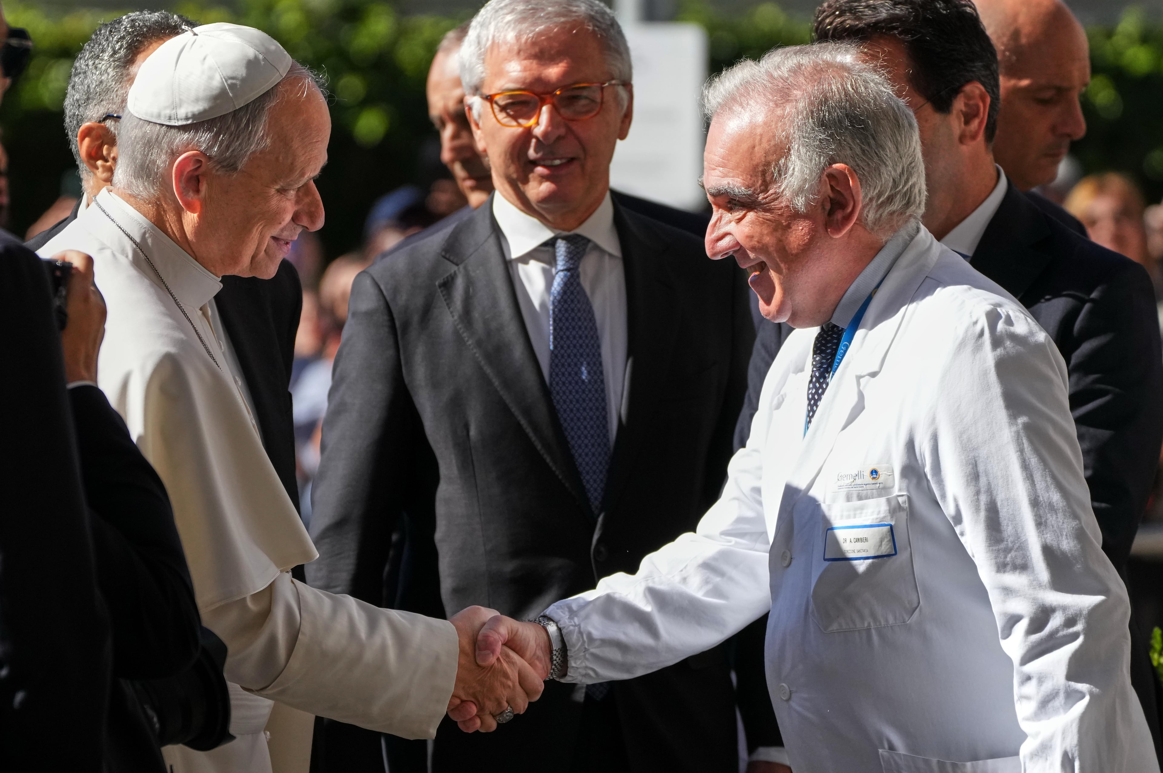 APTOPIX Vatican Pope Surgery