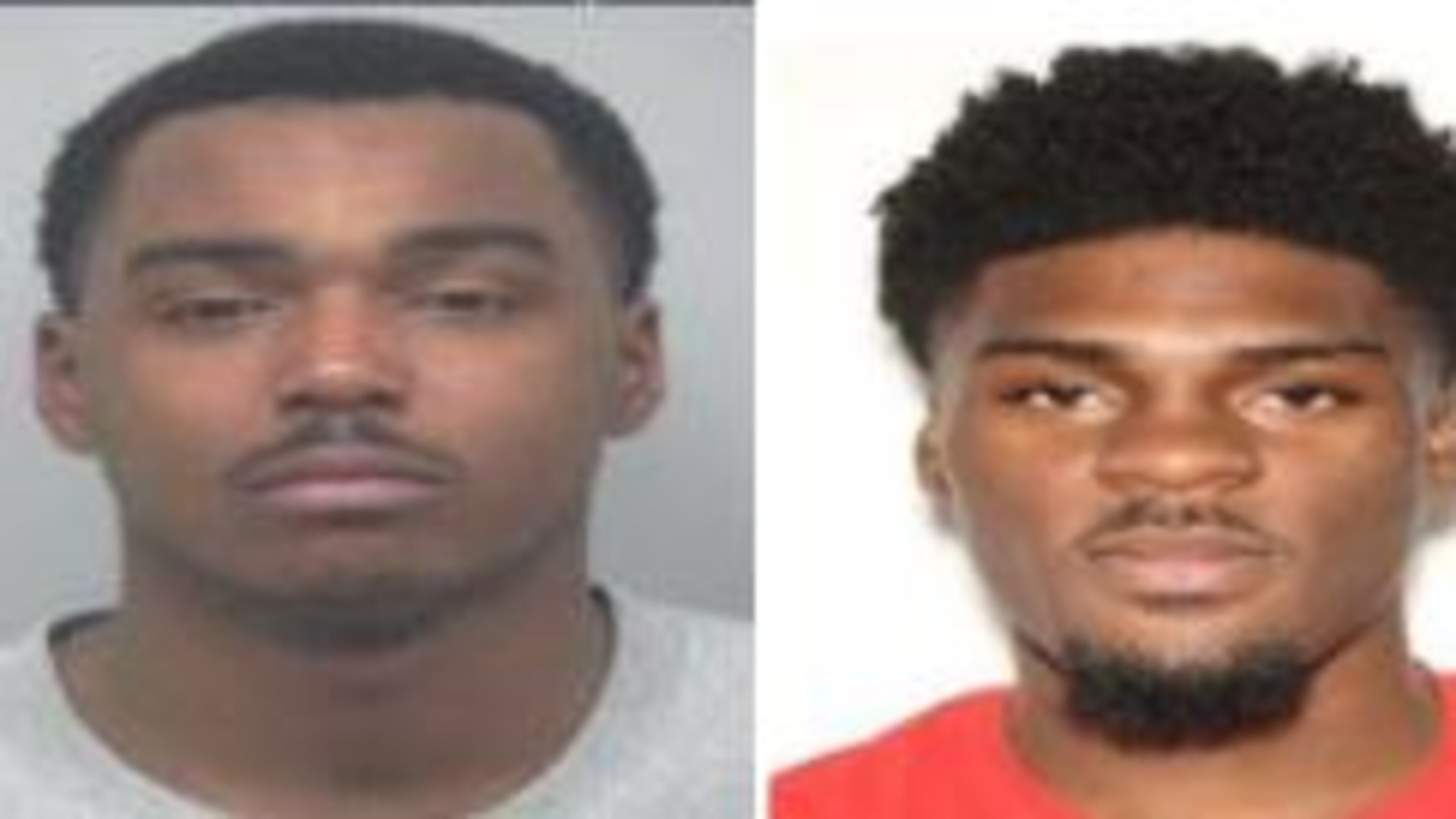 Snellville police are searching for 21-year-old Kenneth Harris (left) and 17-year-old Devin Ryland in connection with a January kidnapping and robbery.