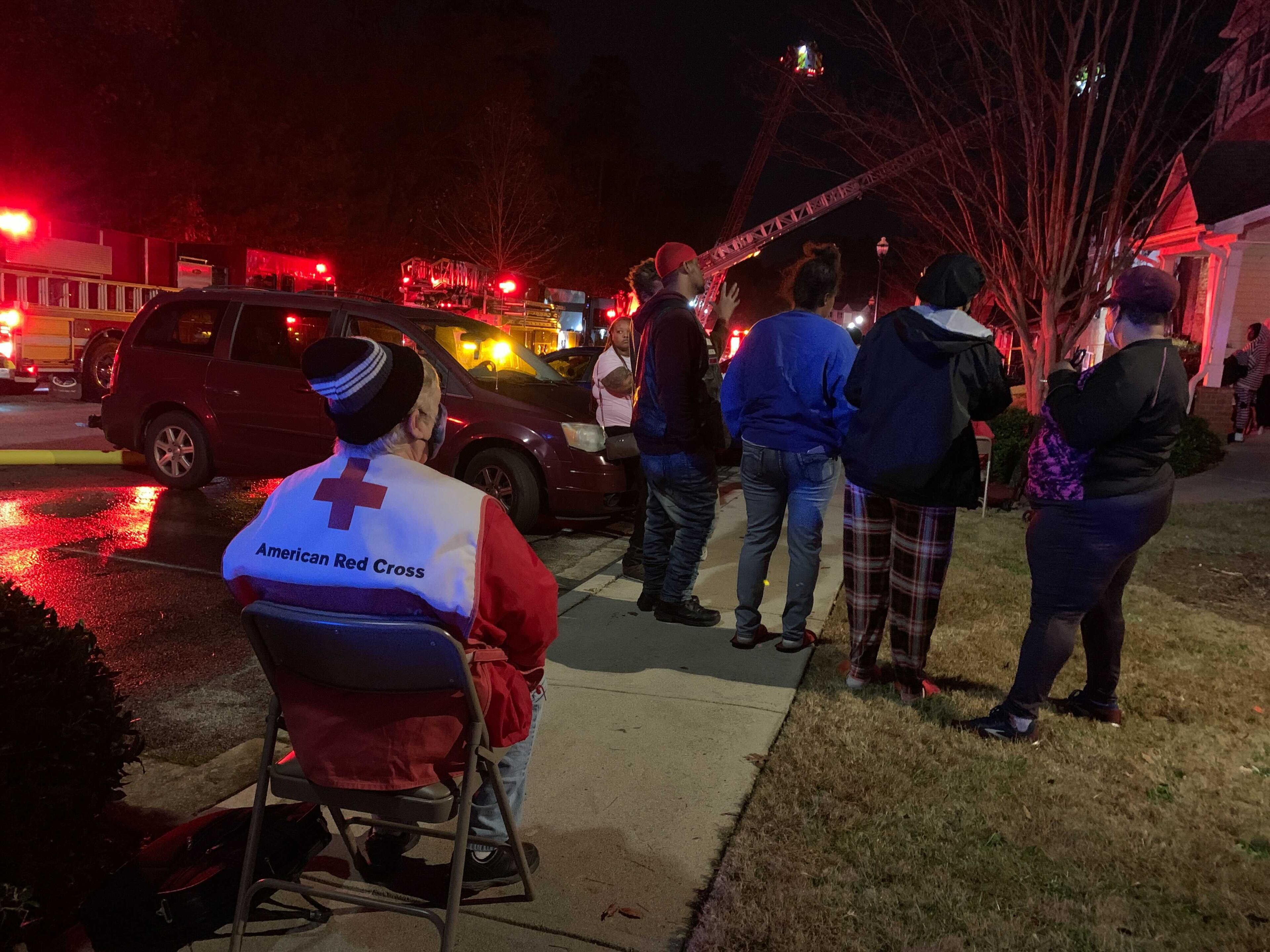 Seventeen residents were sent to the hospital, authorities said.