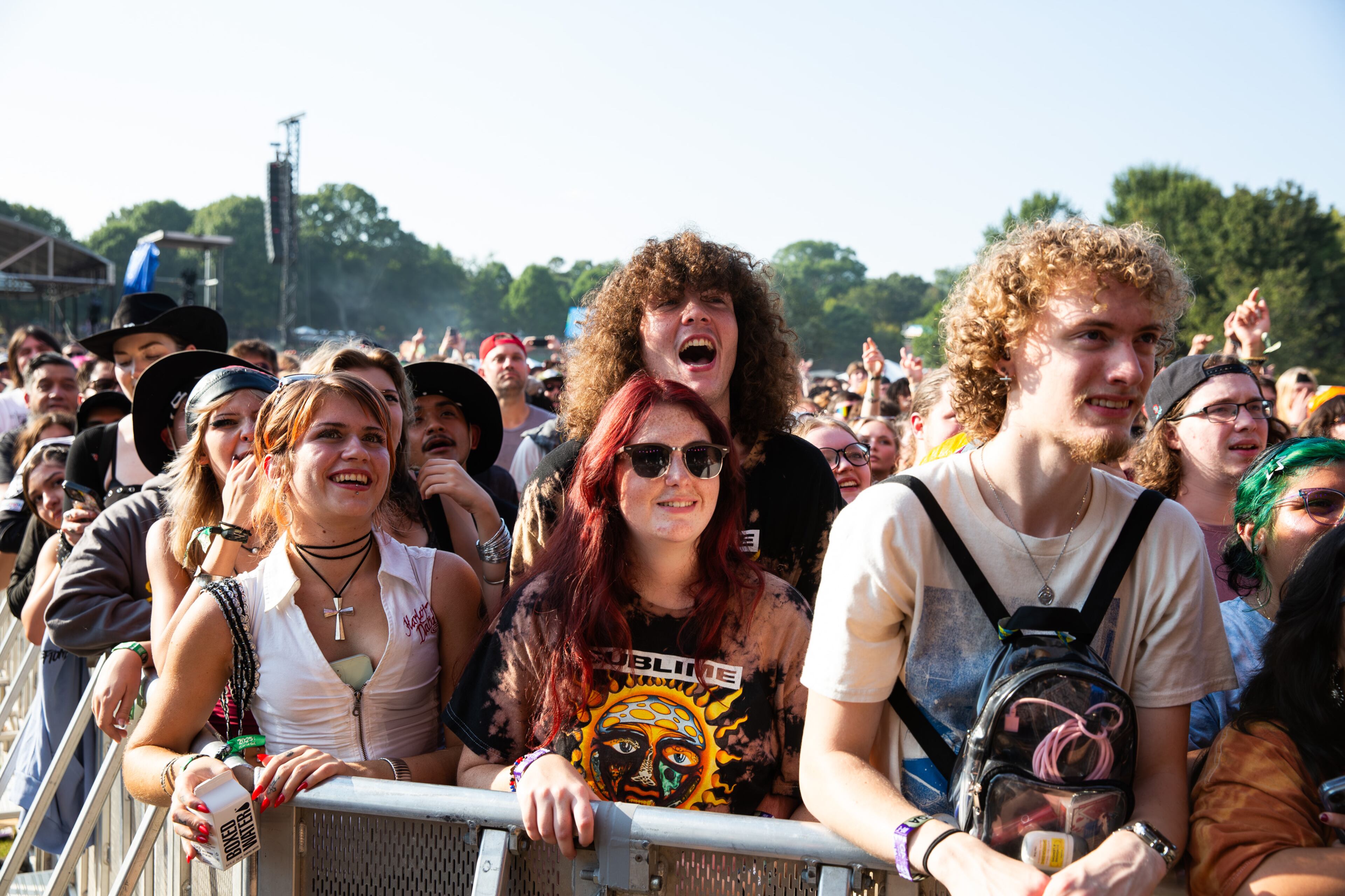 Crowds pack into Piedmont Park for the first day of Shaky Knees on Friday, Sept. 19, 2025, in Atlanta. (Ryan Fleisher for the AJC)