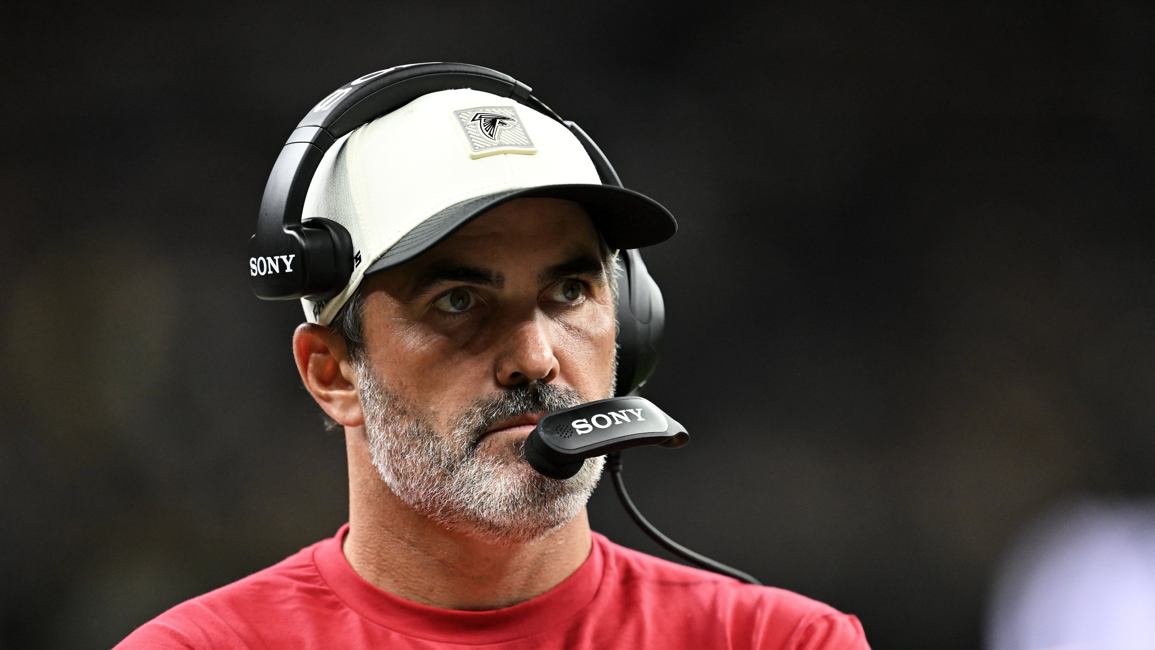 Head coach Kevin Stefanski and the Atlanta Falcons carried their momentum from an impressive Week 3 win into a similarly dominant “Monday Night Football” showing to spoil the 20-year anniversary of the “Domecoming.” (Ella Hall/AP)