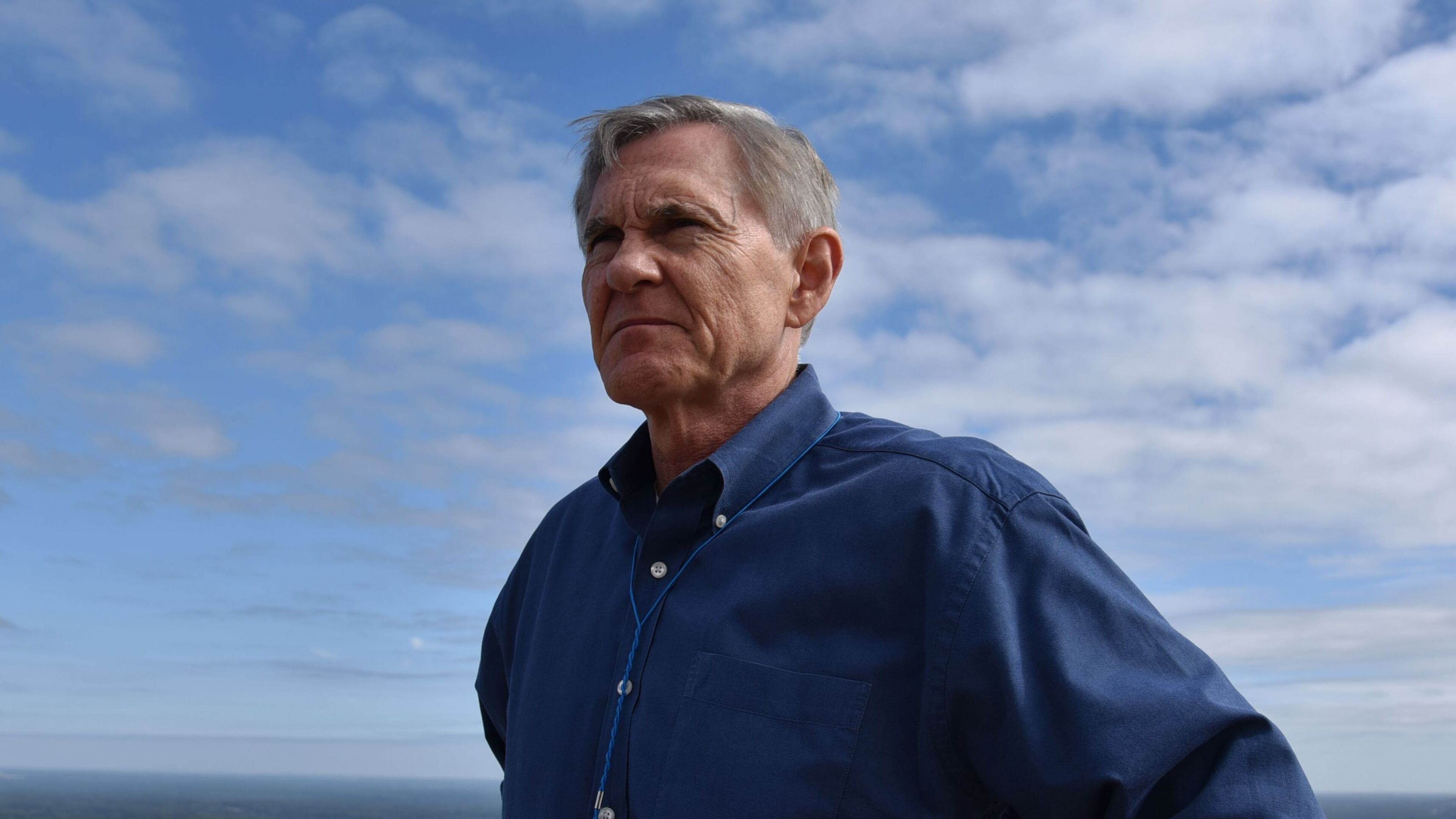 October 6, 2015 Stone Mountain, GA: Bill Stephens, CEO of the Stone Mountain Memorial Association. SMMA is in the planning phase of building a civil rights monument on top of Stone Mountain. The proposed monument, a freedom bell would be located just outside the Summit Skyride and would aline with Kennesaw Mountain in the background. BRANT SANDERLIN/BSANDERLIN@AJC.COM
