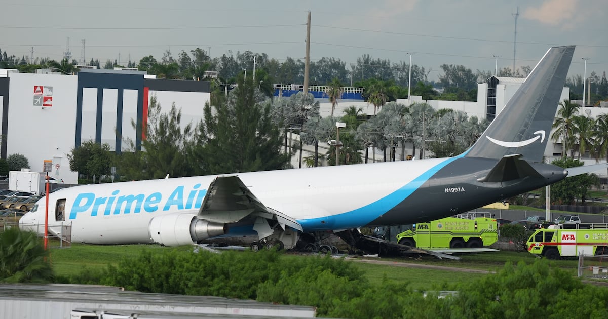 At least 5 dead after Amazon cargo plane barreled off runway at Miami airport