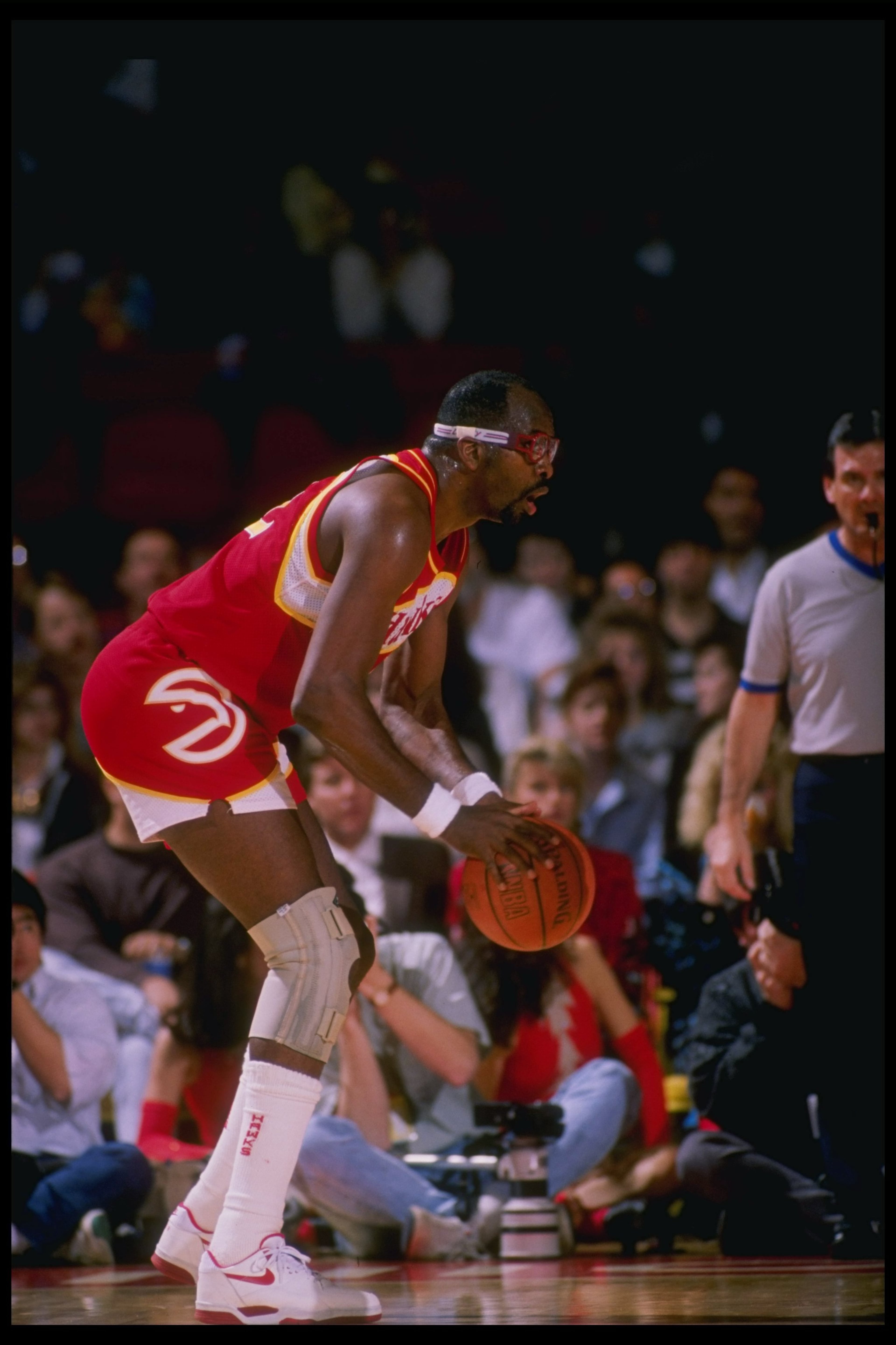 Moses Malone gets ready to put up a shot.