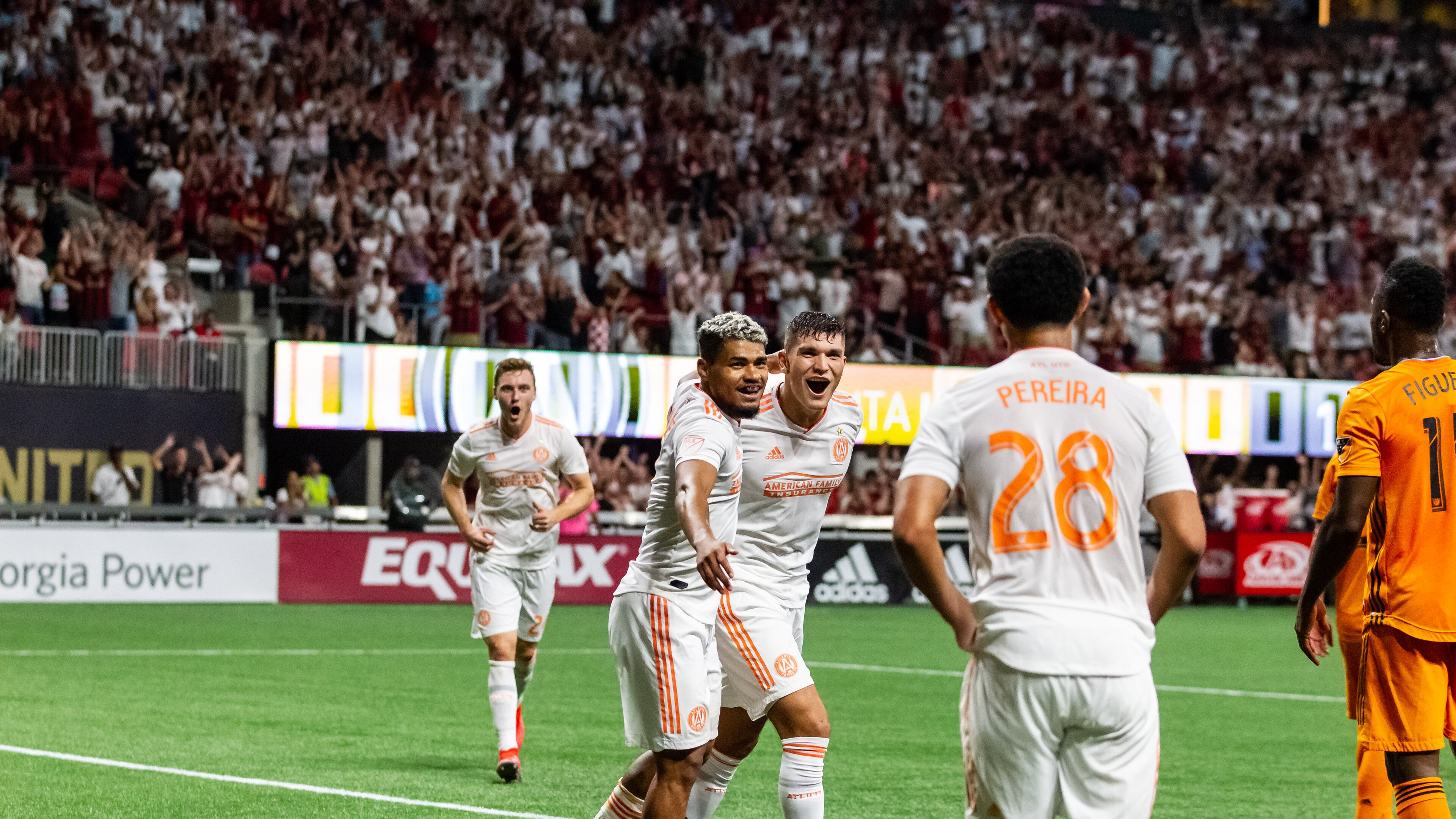 Images from the match between Atlanta United and Houston Dynamo at Mercedes-Benz Stadium in Atlanta, Georgia on Wednesday, July 17, 2019. (Photo by Karl L. Moore/Atlanta United)