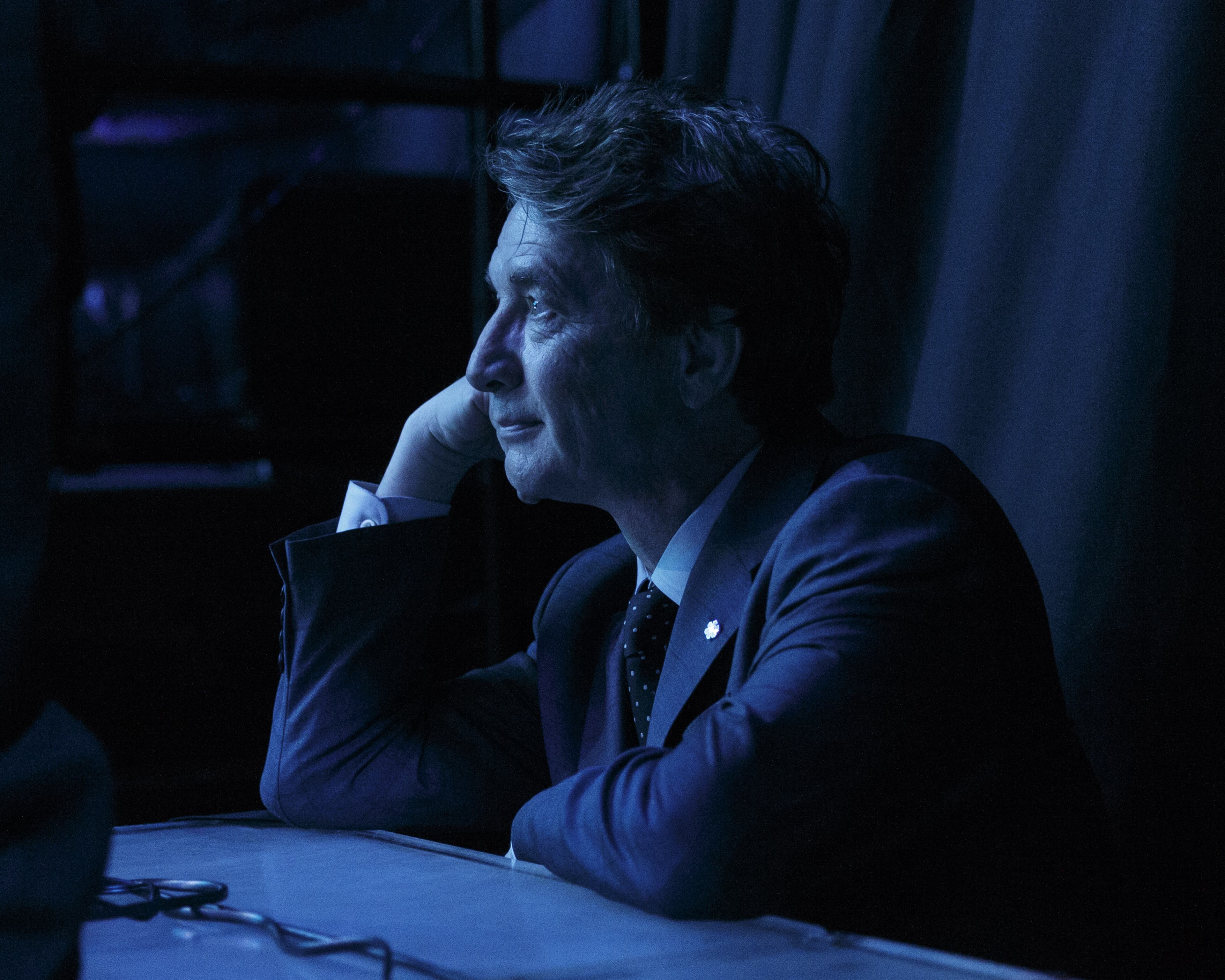 LOS ANGELES, CA - APRIL 22: Actor Martin Short watches the show from the wings at the Keep It Clean To Benefit Waterkeeper Alliance Live Earth Day Comedy Benefit on April 22, 2015 in Los Angeles, California. (Photo by Rich Polk/Getty Images for Waterkeeper Alliance)