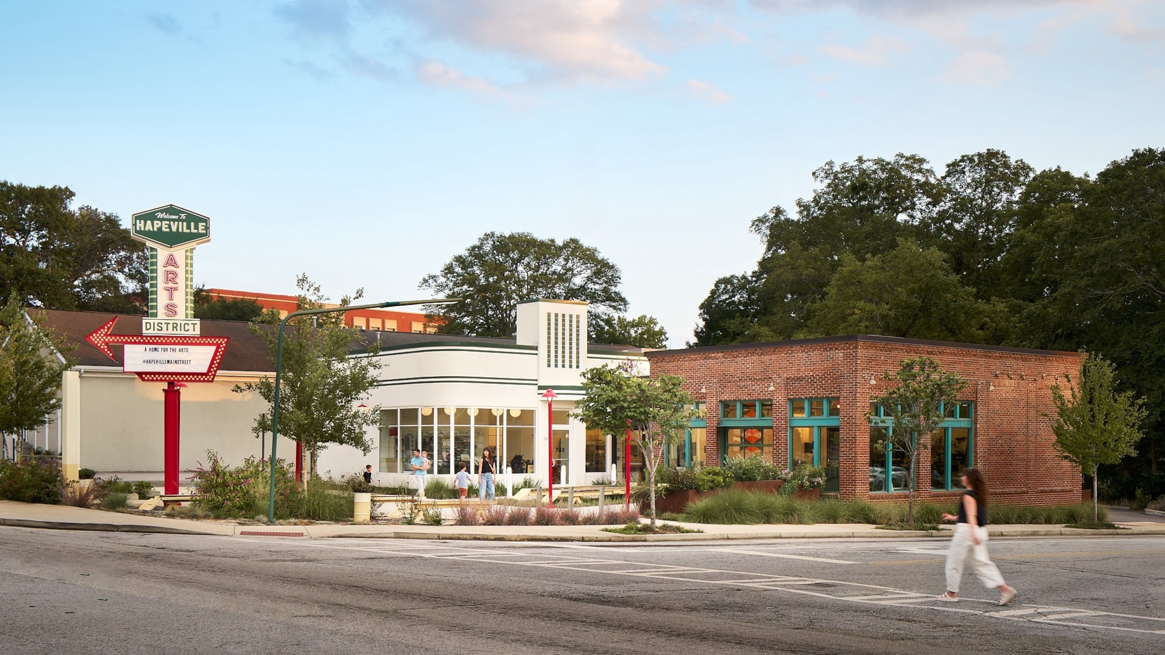 Opened in 2023, the Atlanta Printmakers Studio has demonstrated Hapeville's unique dedication to the arts as an economic and quality of life boom. (Courtesy of Source Urbanism/Garey Gomez)