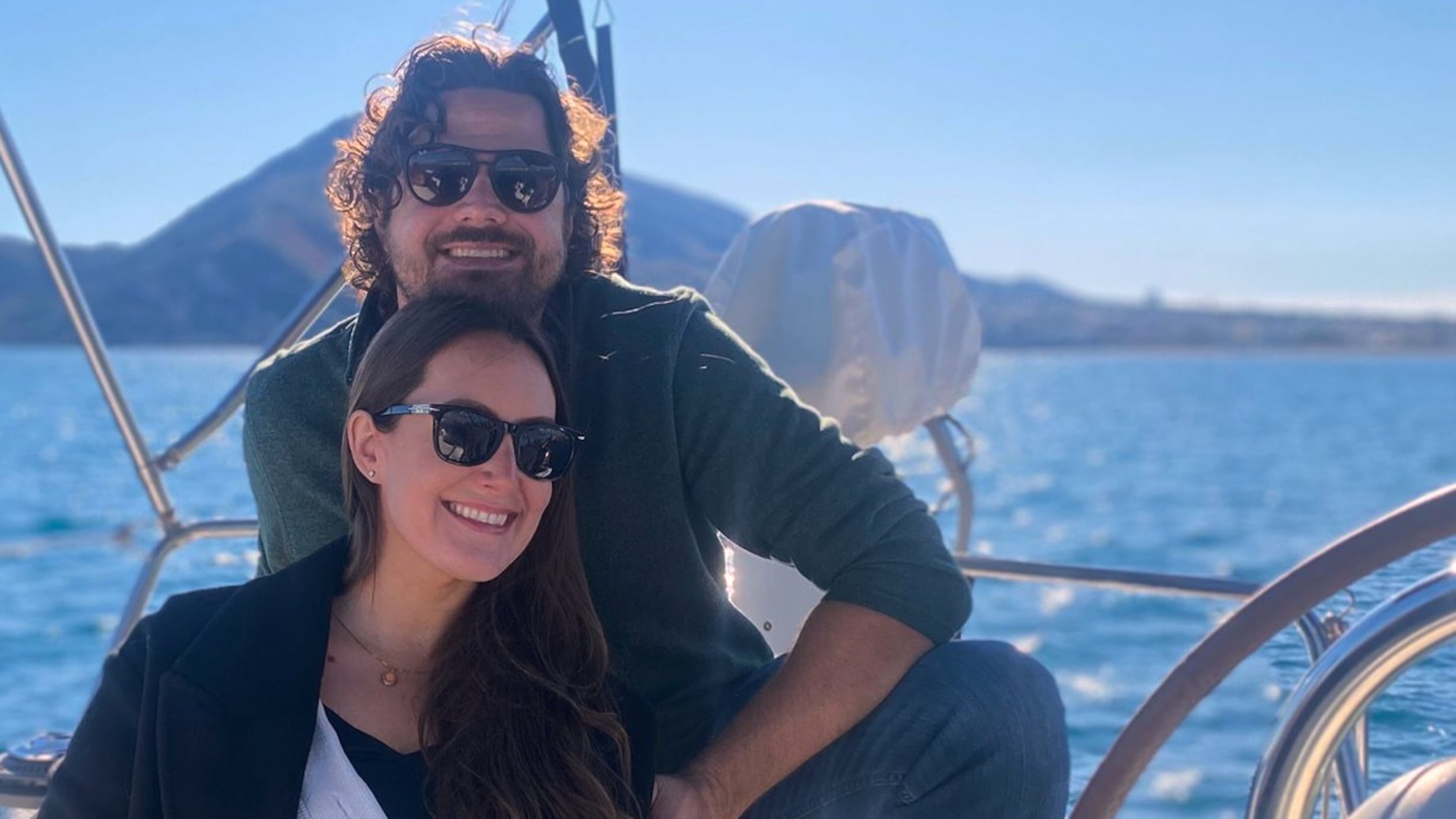 This undated photo provided by shows Sabrina Morley shows Sabrina Morley and Steven Devereaux in Spain. (Sabrina Morley via AP)