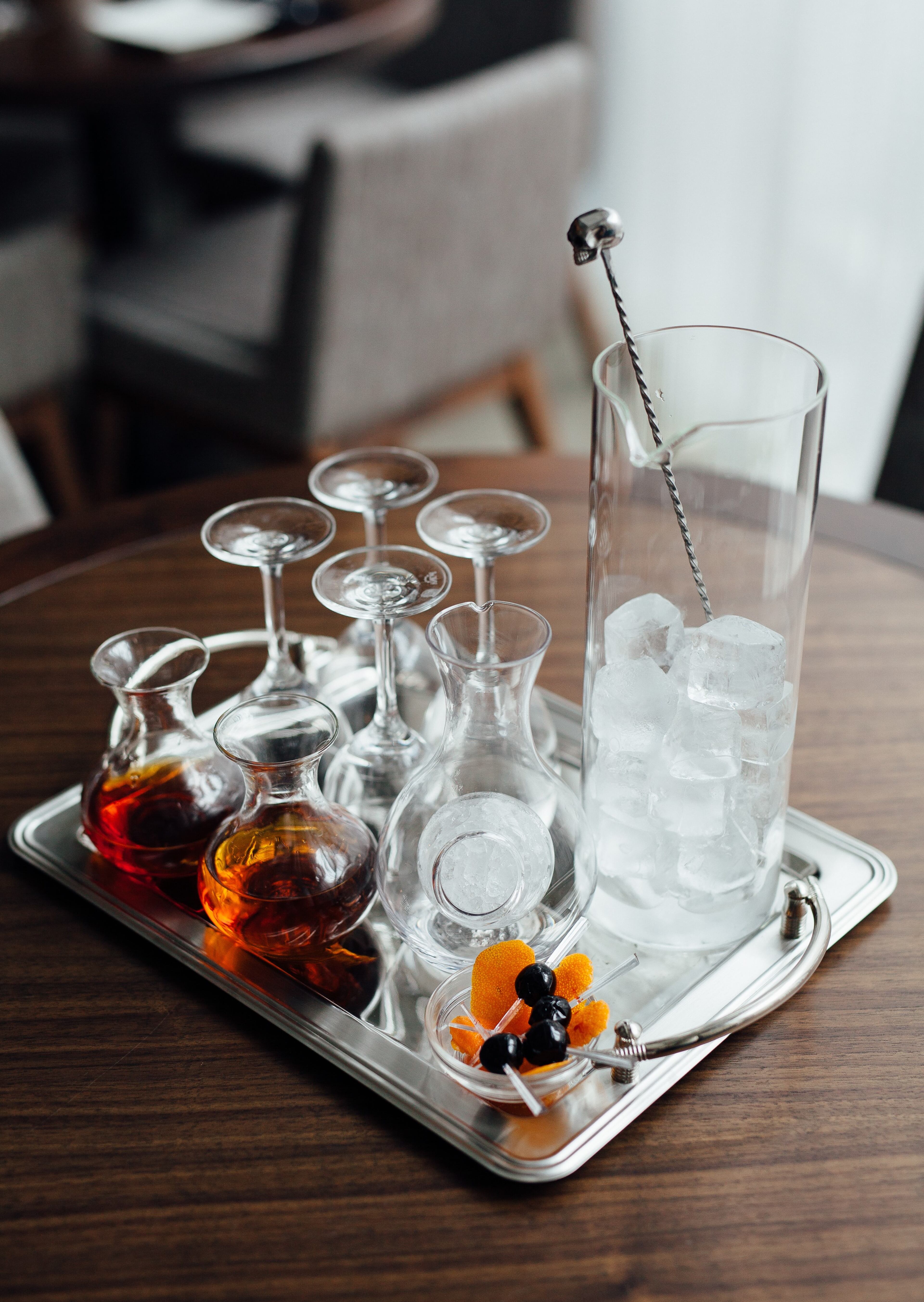 Perfect for large group gatherings, The Mercury’s mid-century inspired tableside cocktail service is as tasty as it is eye catching. They offer Manhattans, Rob Roys, gin martinis and vodka martinis. / The Mercury, Ponce City Market, 675 Ponce de Leon Avenue, Atlanta. 404-500-5253, themercuryatl.com. / Photo credit: Justen Clay