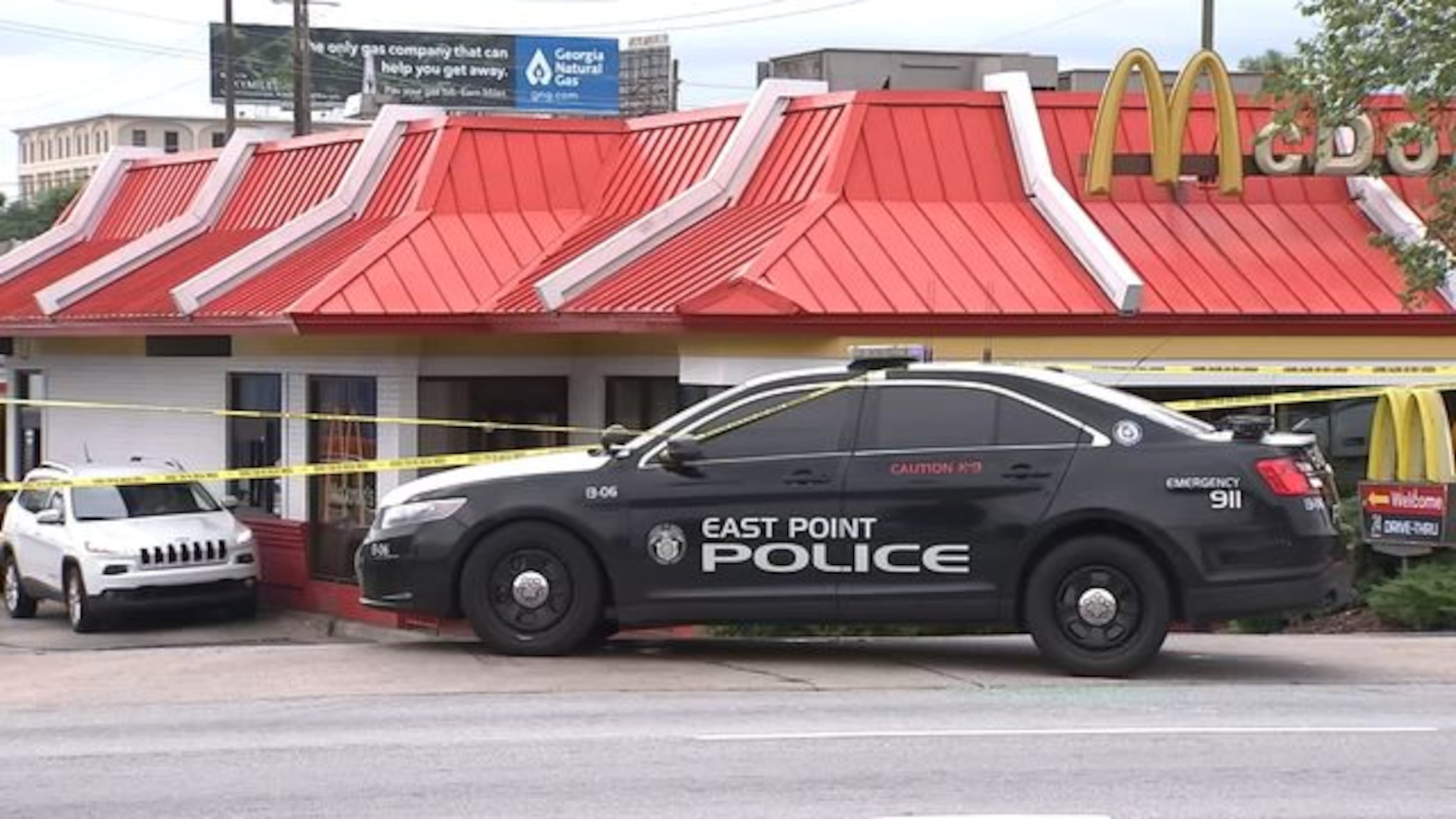 The shooting happened at a McDonald’s in East Point.