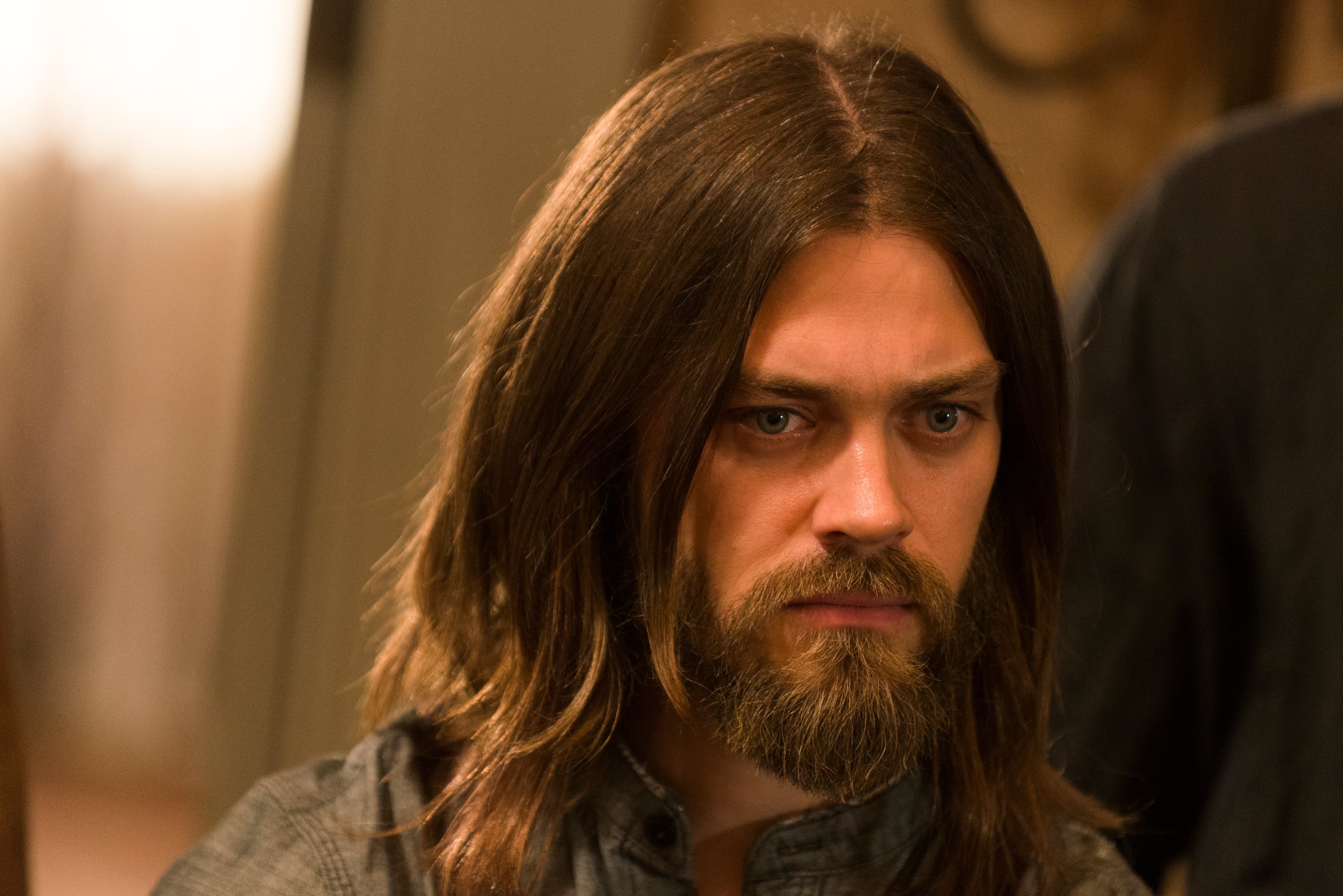 Tom Payne as Paul 'Jesus' Rovia - The Walking Dead _ Season 7, Episode 5 - Photo Credit: Gene Page/AMC