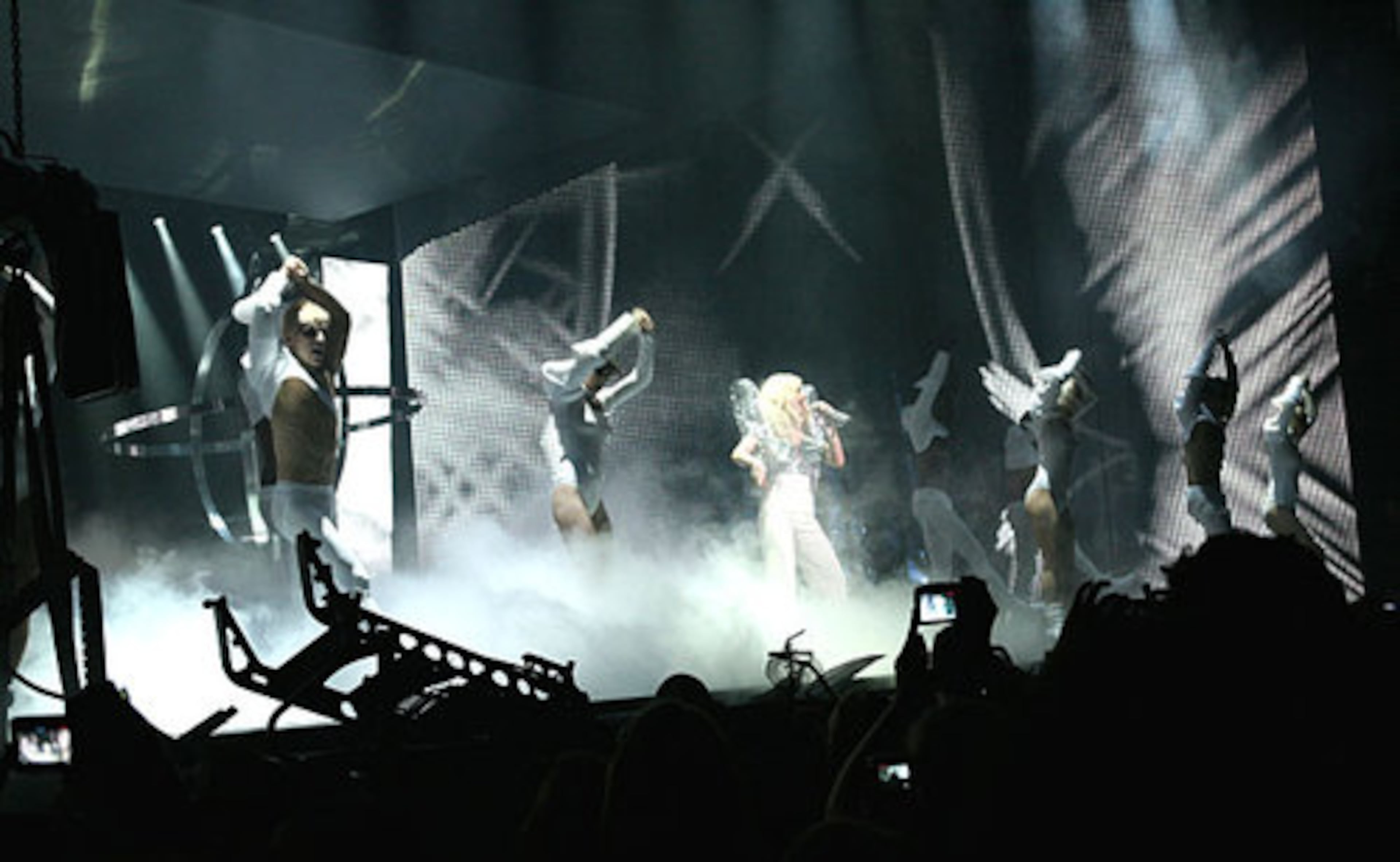 Gaga's latest album "The Fame Monster" was released just last month.