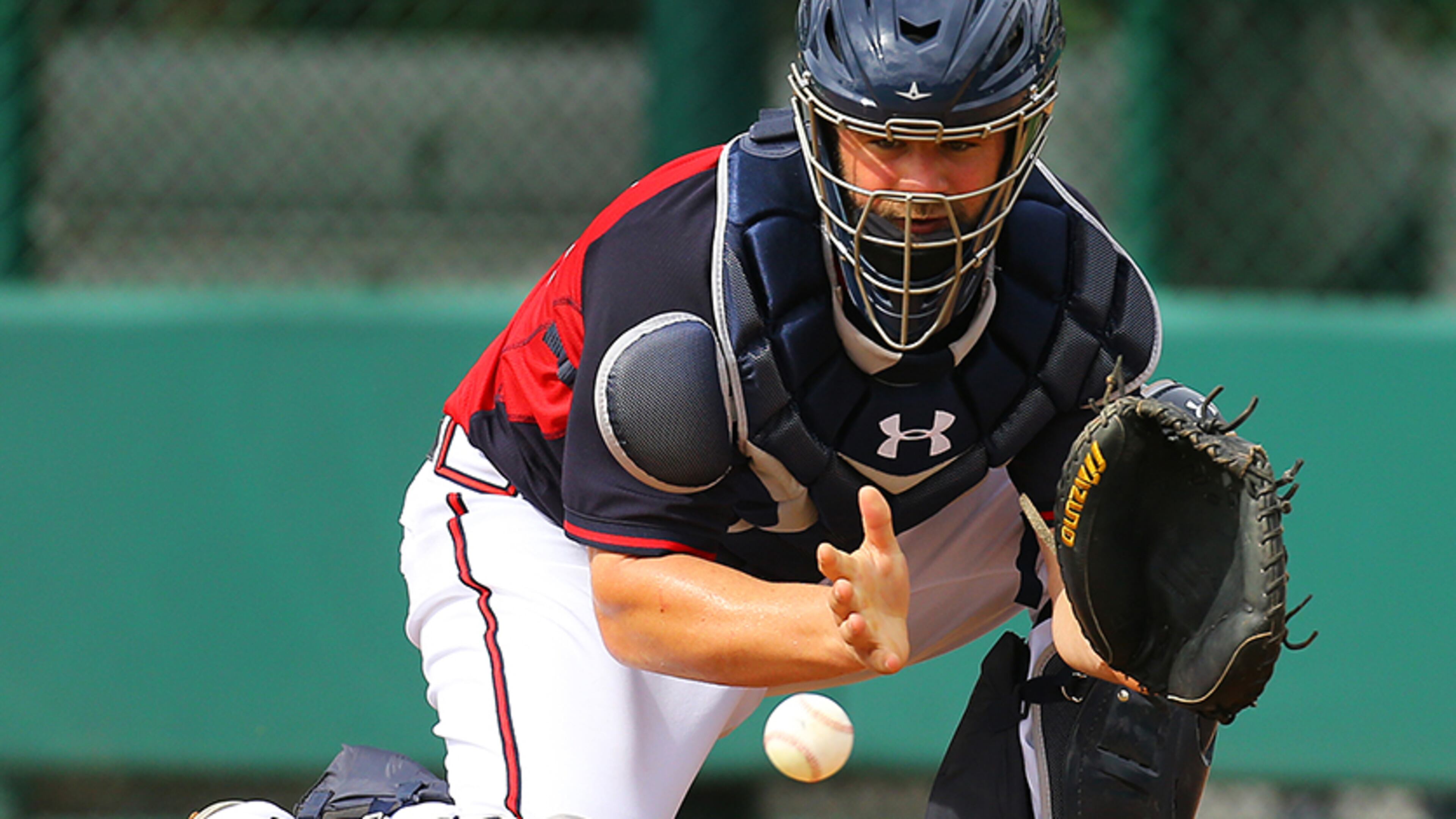 Evan Gattis started in 89 games last season at catcher for the Braves.