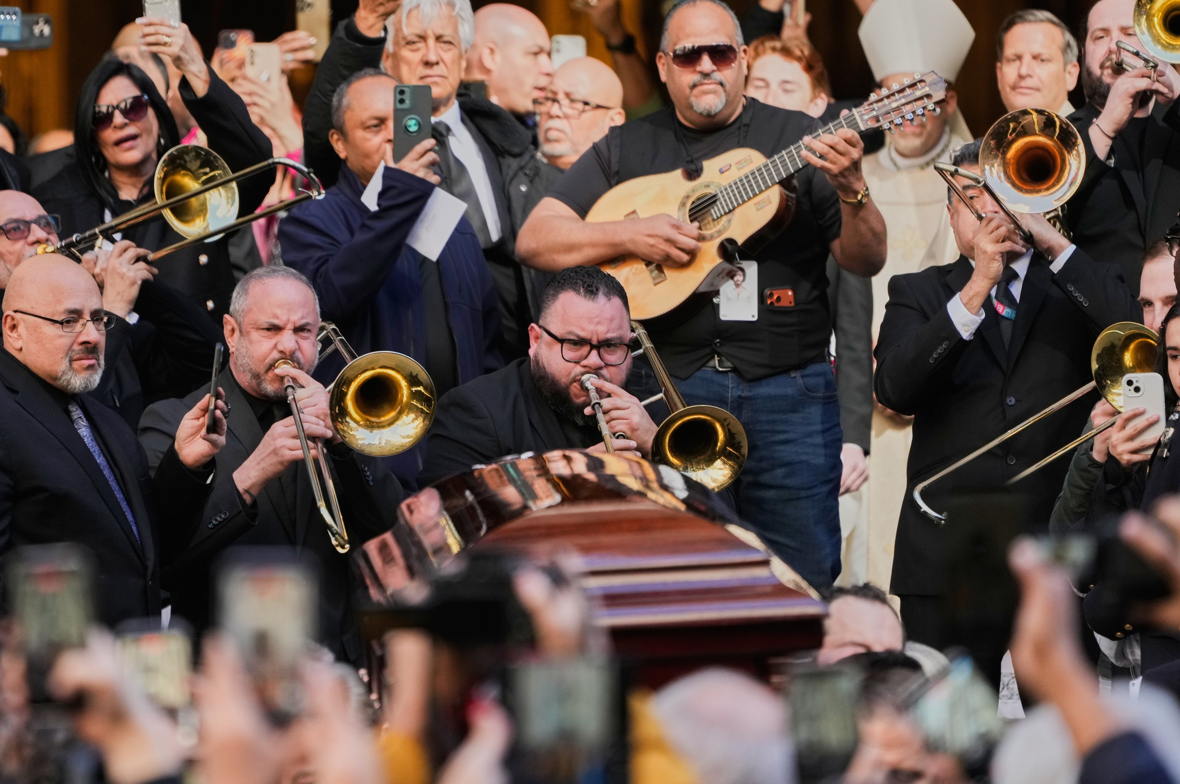 APTOPIX Willie Colon Funeral