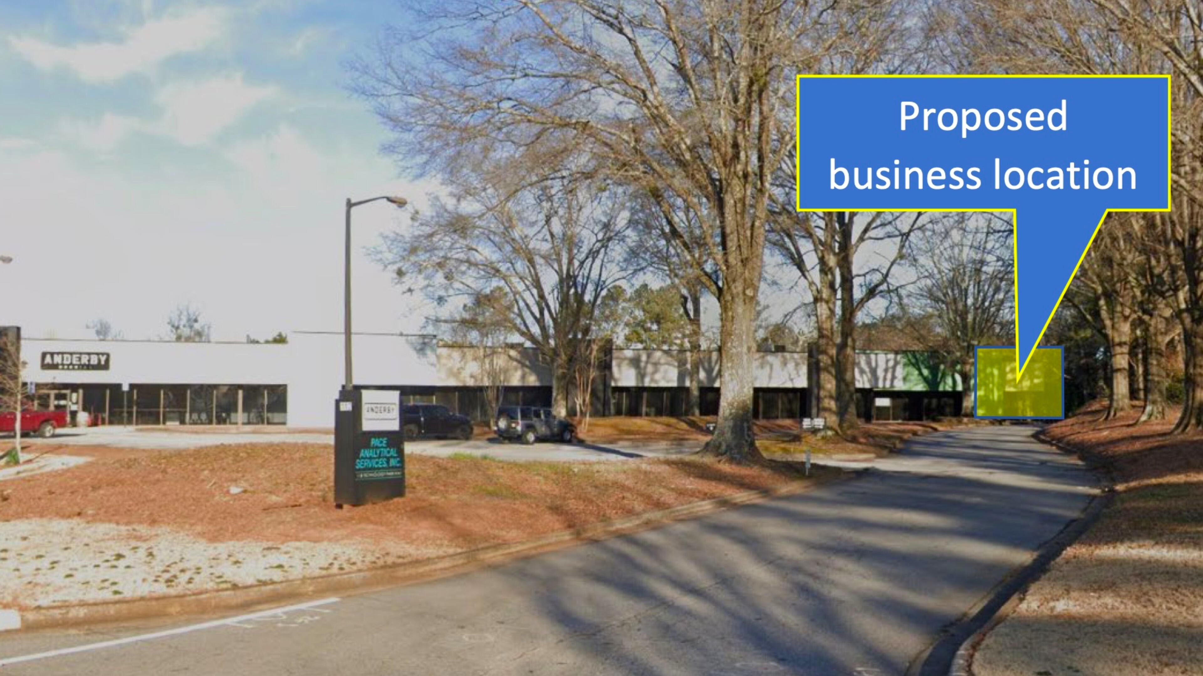 Peachtree Corners recently approved a special use permit for a private wine establishment at 110 Technology Pkwy., Suite 100 in the same area as Anderby Brewing. COURTESY CITY OF PEACHTREE CORNERS