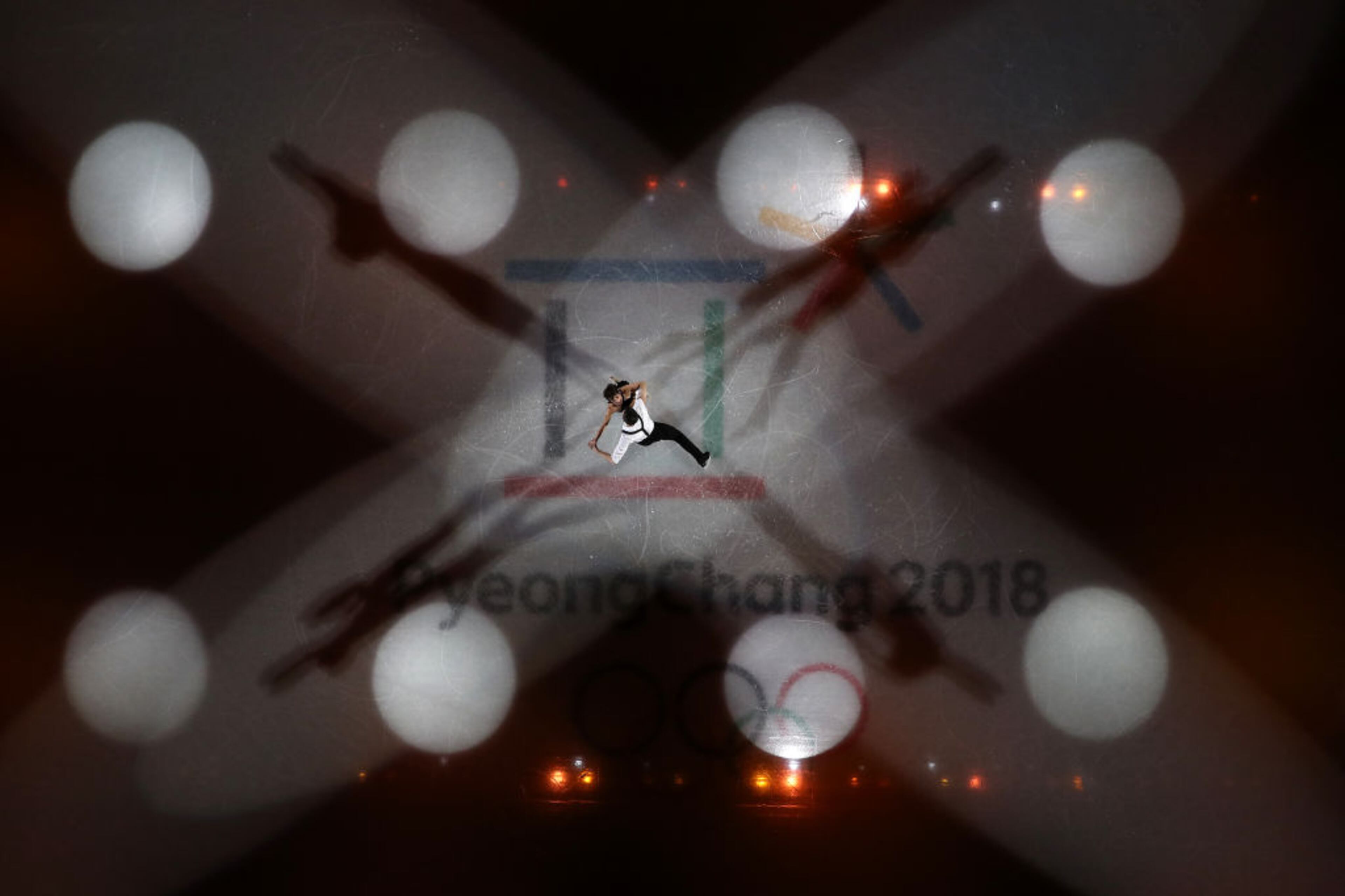 GANGNEUNG, SOUTH KOREA - FEBRUARY 25: Meagan Duhamel and Eric Radford of Canada perform during the Figure Skating Gala Exhibition on day 16 of the PyeongChang 2018 Winter Olympics at Gangneung Ice Arena on February 25, 2018 in Gangneung, South Korea. (Photo by Richard Heathcote/Getty Images)
