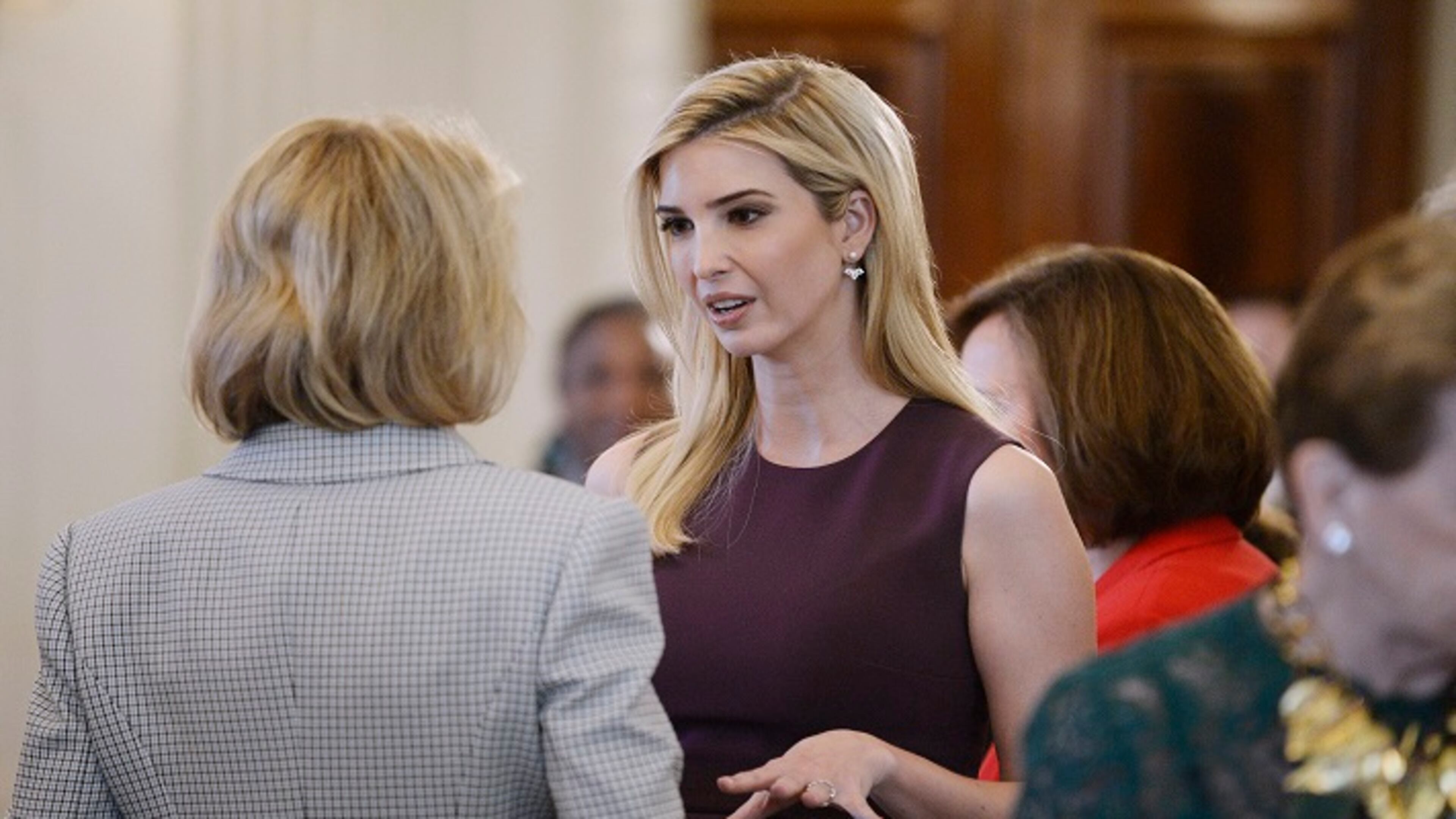 Ivanka Trump attends a lunch event for International Women's Day in the State Dinning Room of the White House on March 8, 2017 in Washington, D.C. (Olivier Douliery/Abaca Press/TNS)