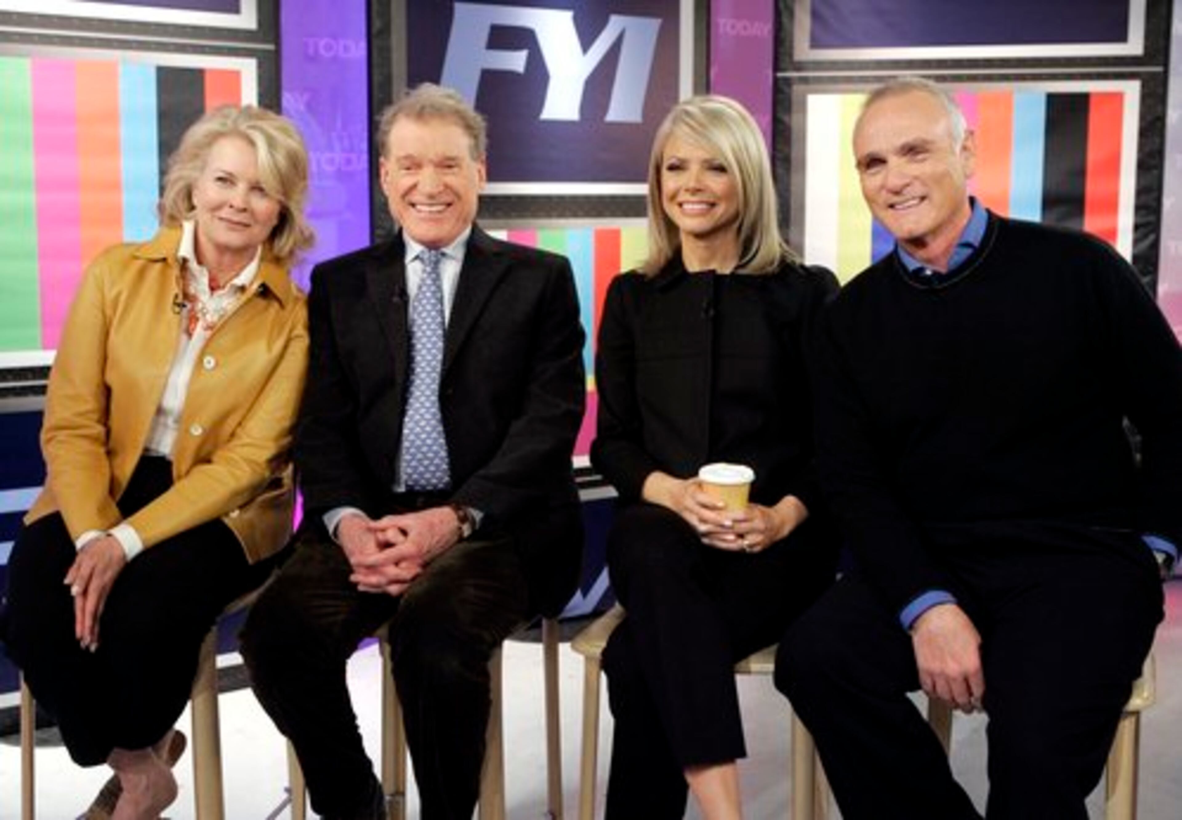 So happy together, Part 1: The "Murphy Brown" cast (Candice Bergen, Charles Kimbrough, Faith Ford and Joe Regalbuto) reunites on the "Today" show.And now, back to you, Meredith.