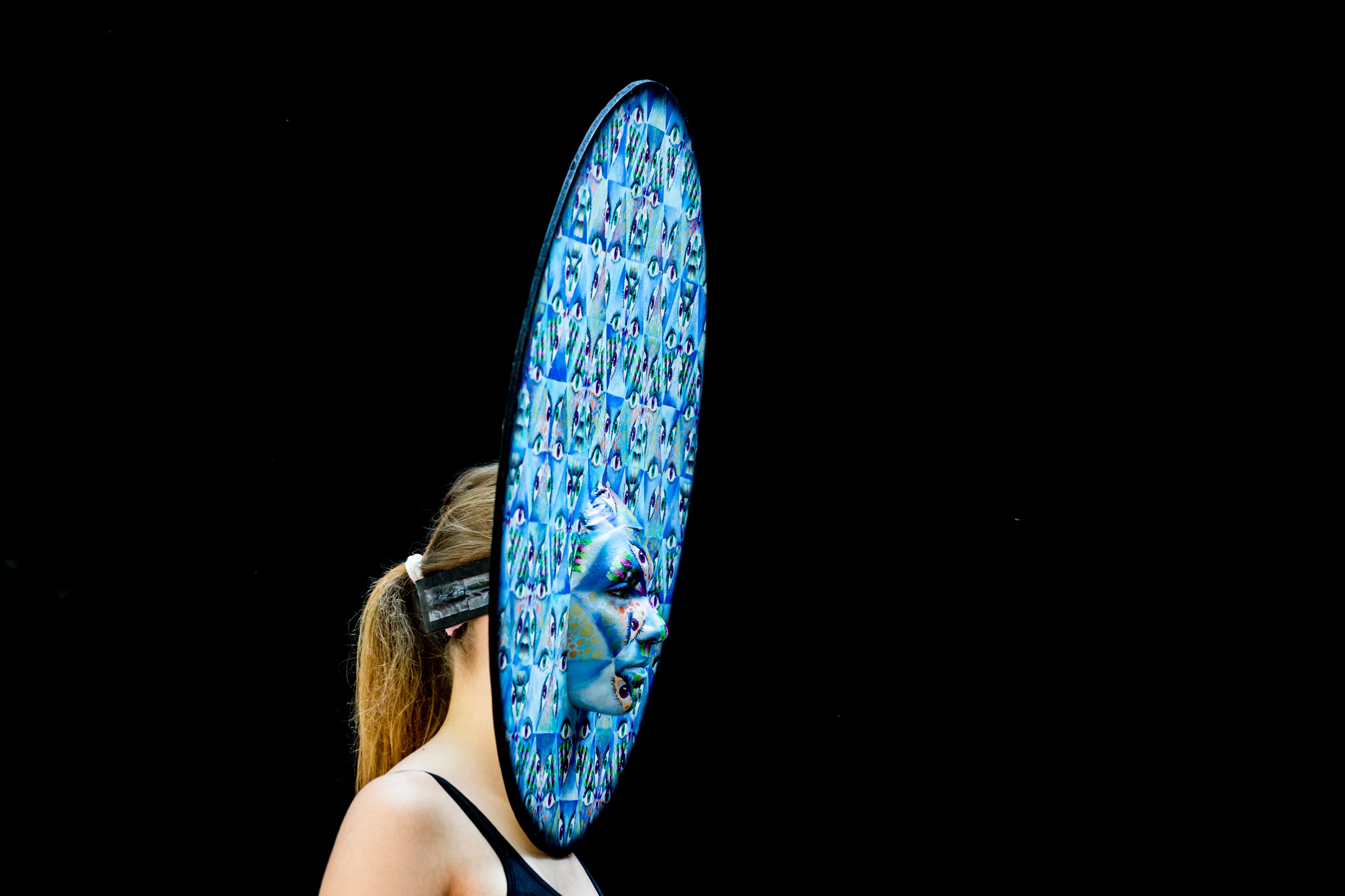 POERTSCHACH AM WOERTHERSEE, AUSTRIA - JULY 04: A model poses for a picture during the World Bodypainting Festival 2015 on July 4, 2015 in Poertschach am Woerthersee, Austria. (Photo by Jan Hetfleisch/Getty Images)