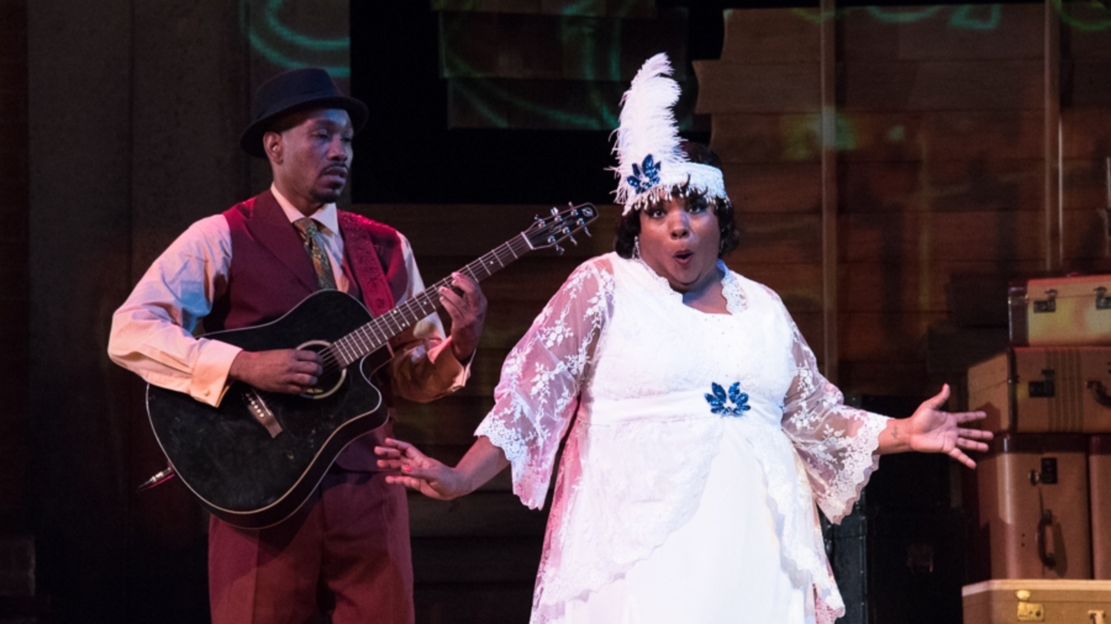Anthony David and Maiesha McQueen in "Chasin' Dem Blues" at True Colors Theatre. CONTRIBUTED BY JOSH LAMKIN