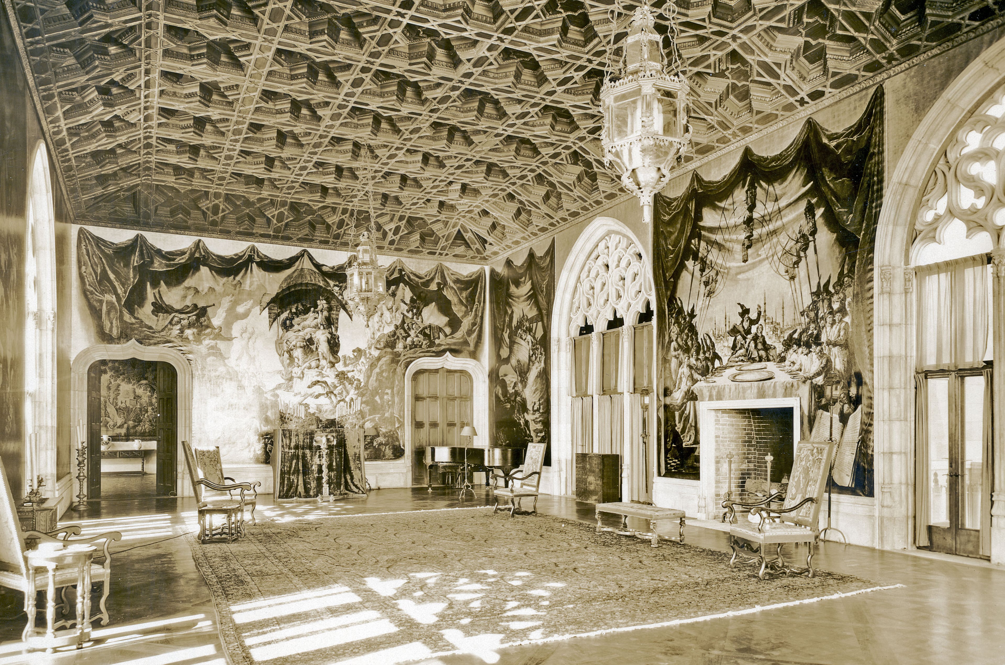 Playa Riente's music room was one of Palm Beach's architectural triumphs. (Palm Beach Daily News file photo)