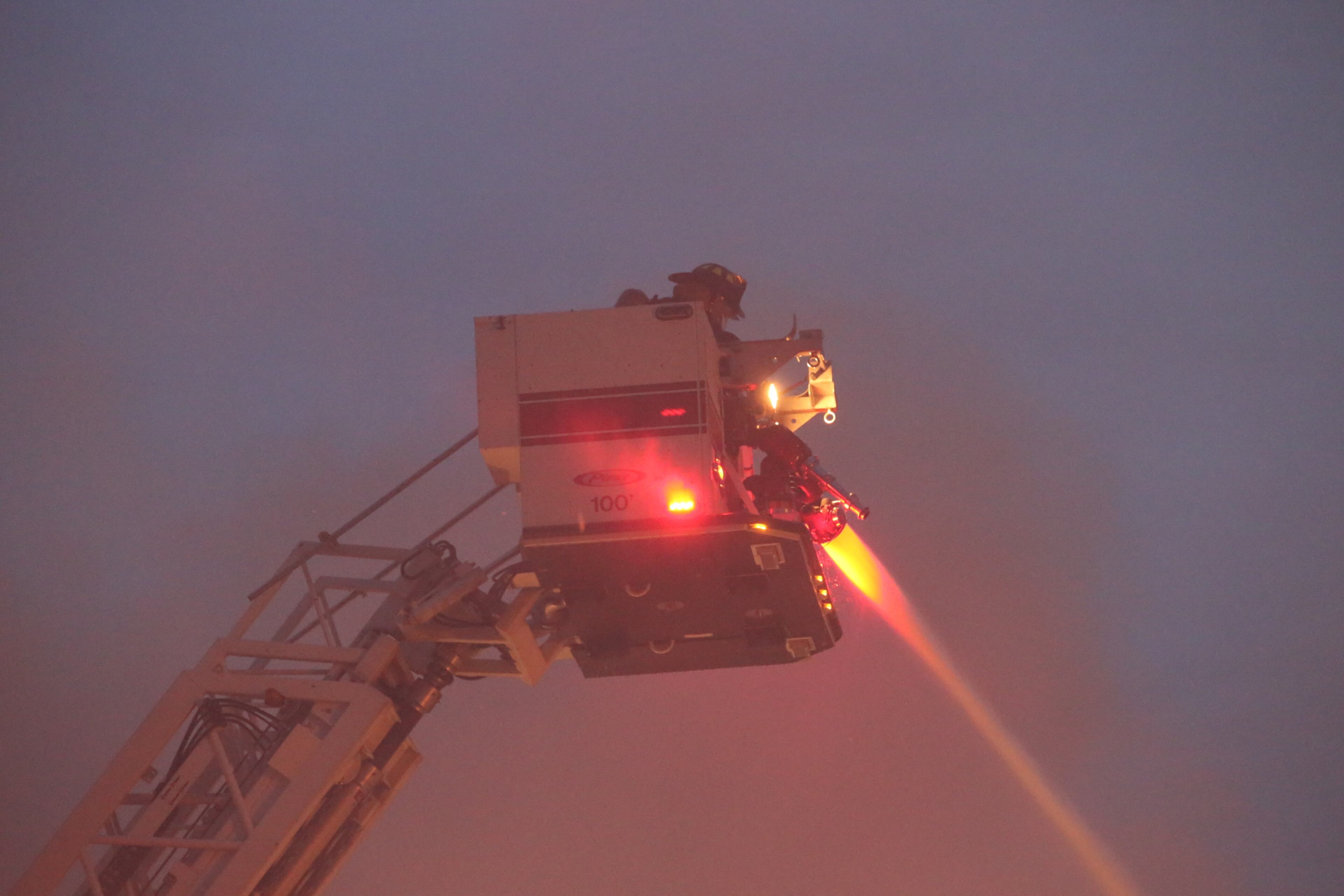 Firefighters in College Park worked Wednesday to douse a predawn apartment fire. The blaze broke out before 6 a.m. in the 4200 block of Godby Road, near the junction of I-85 and I-285. There were no immediate reports of injuries.