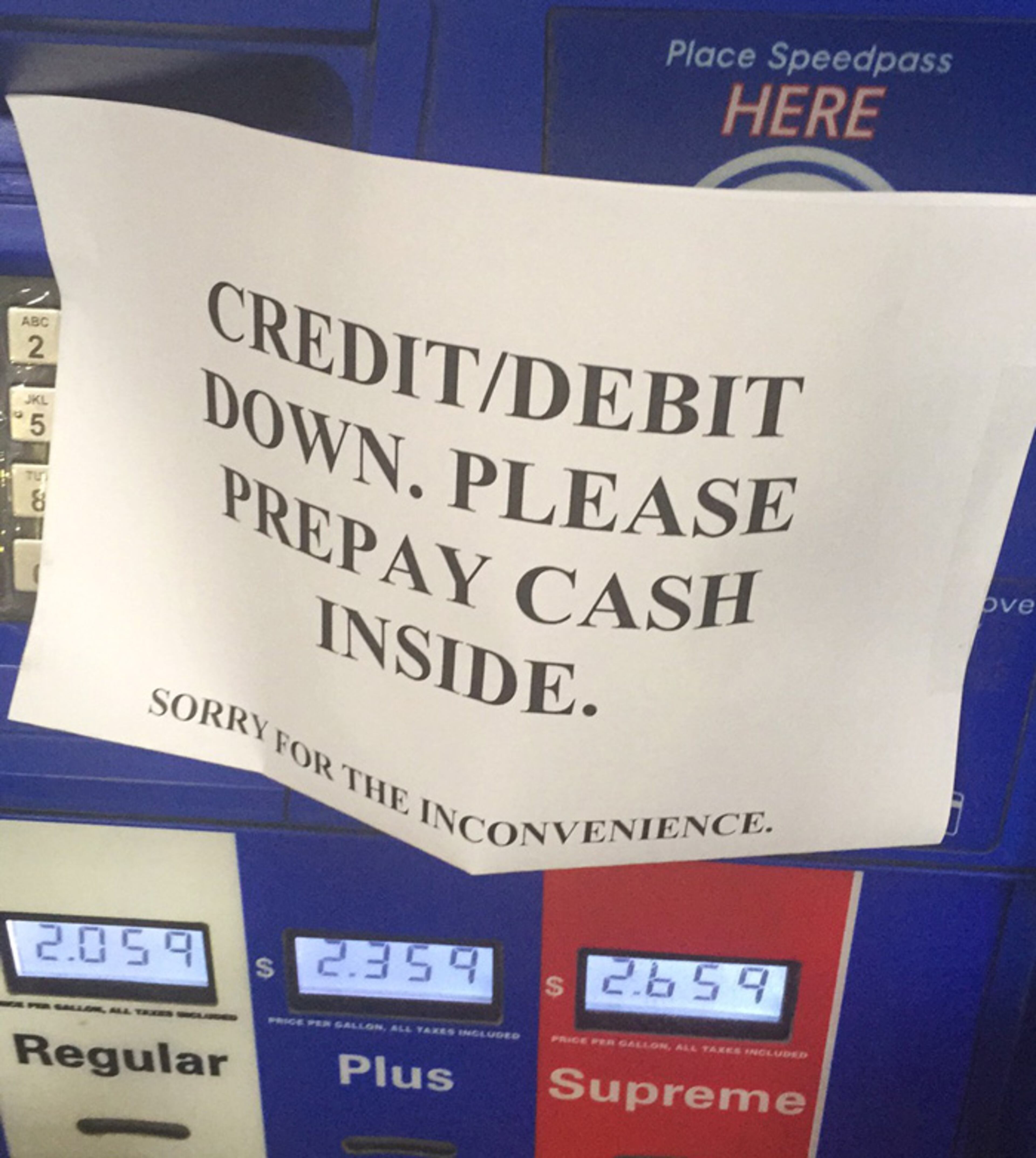 Exxon is one gas-station chain that accepts Apple Pay, unless the credit card machines are down, as happened to writer Omar L. Gallaga.