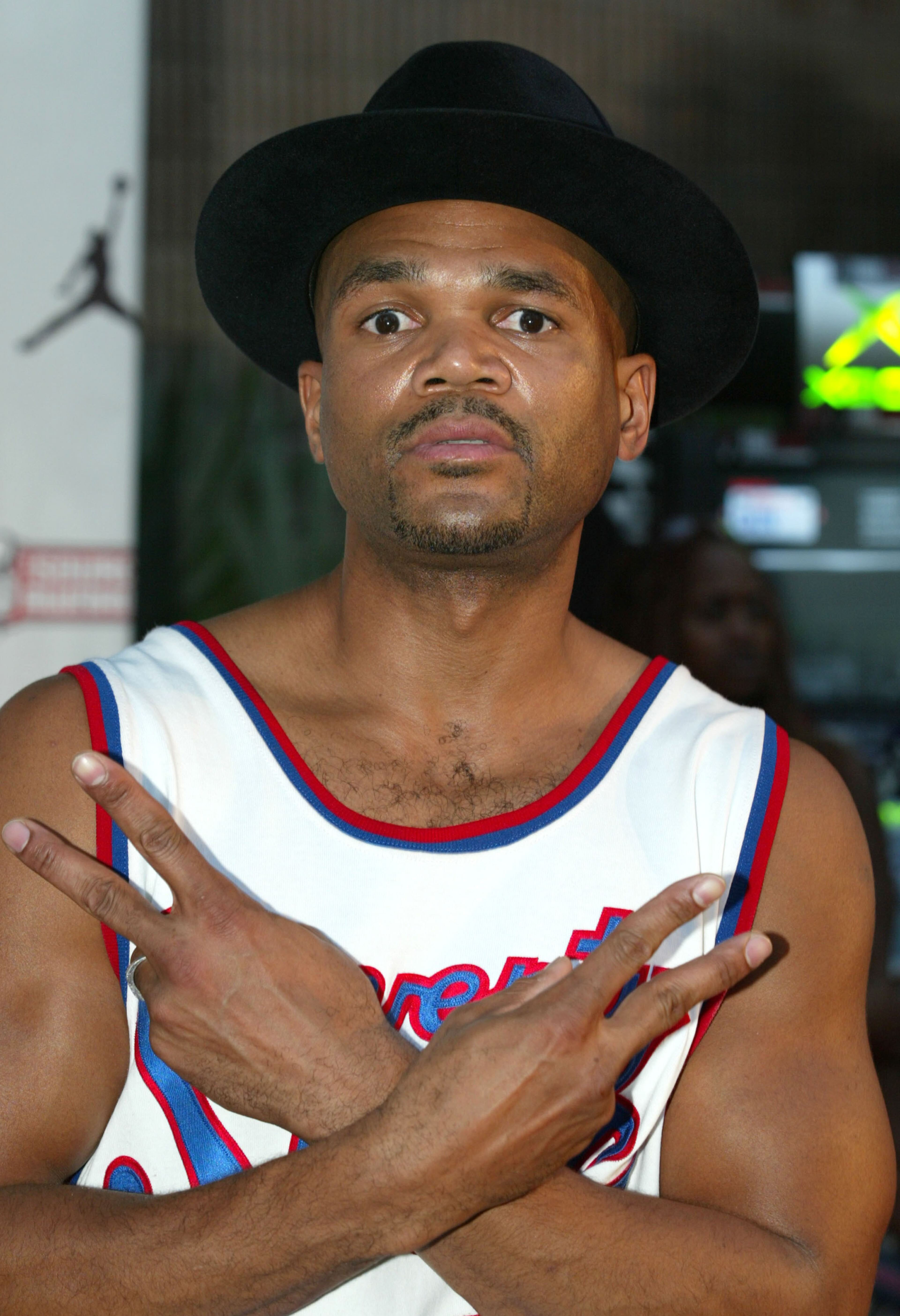 Rapper D.M.C. of rap group Run-D.M.C. arrives at the Source Hip-Hop Music Awards 2003 at the Miami Arena on Oct. 13, 2003, in Miami.