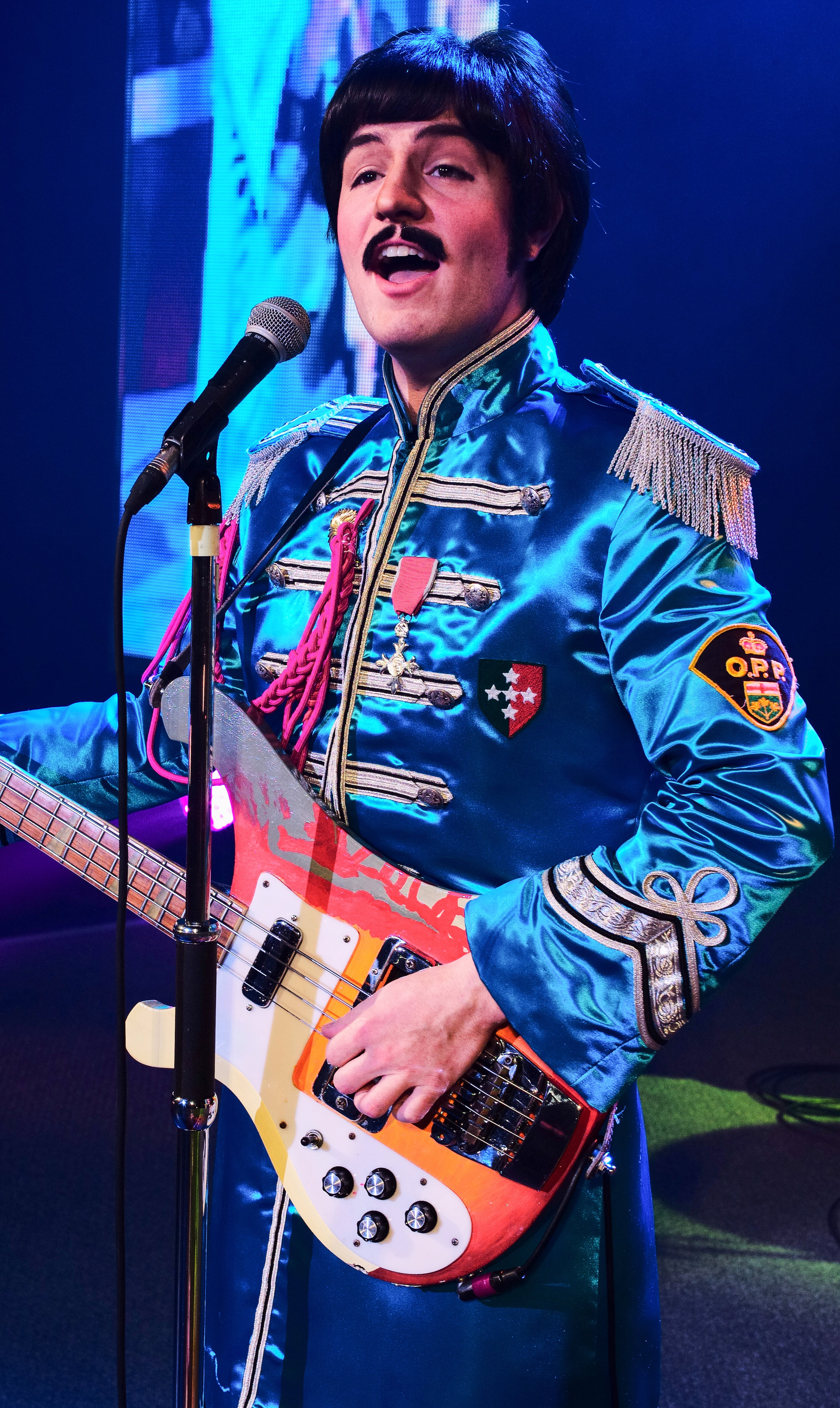 Paul Curatolo plays Paul McCartney in Rain: A Tribute to the Beatles. Photo: Richard Lovrich