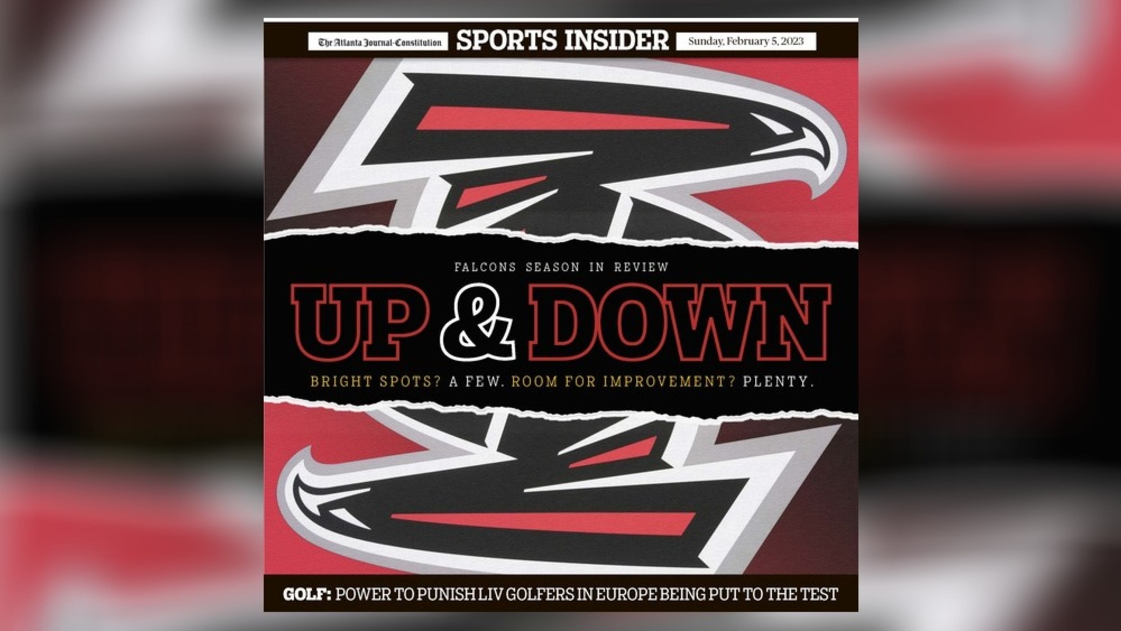 The Atlanta Journal-Constitution digital magazine Sports Insider, Sunday, Feb. 5, 2023.