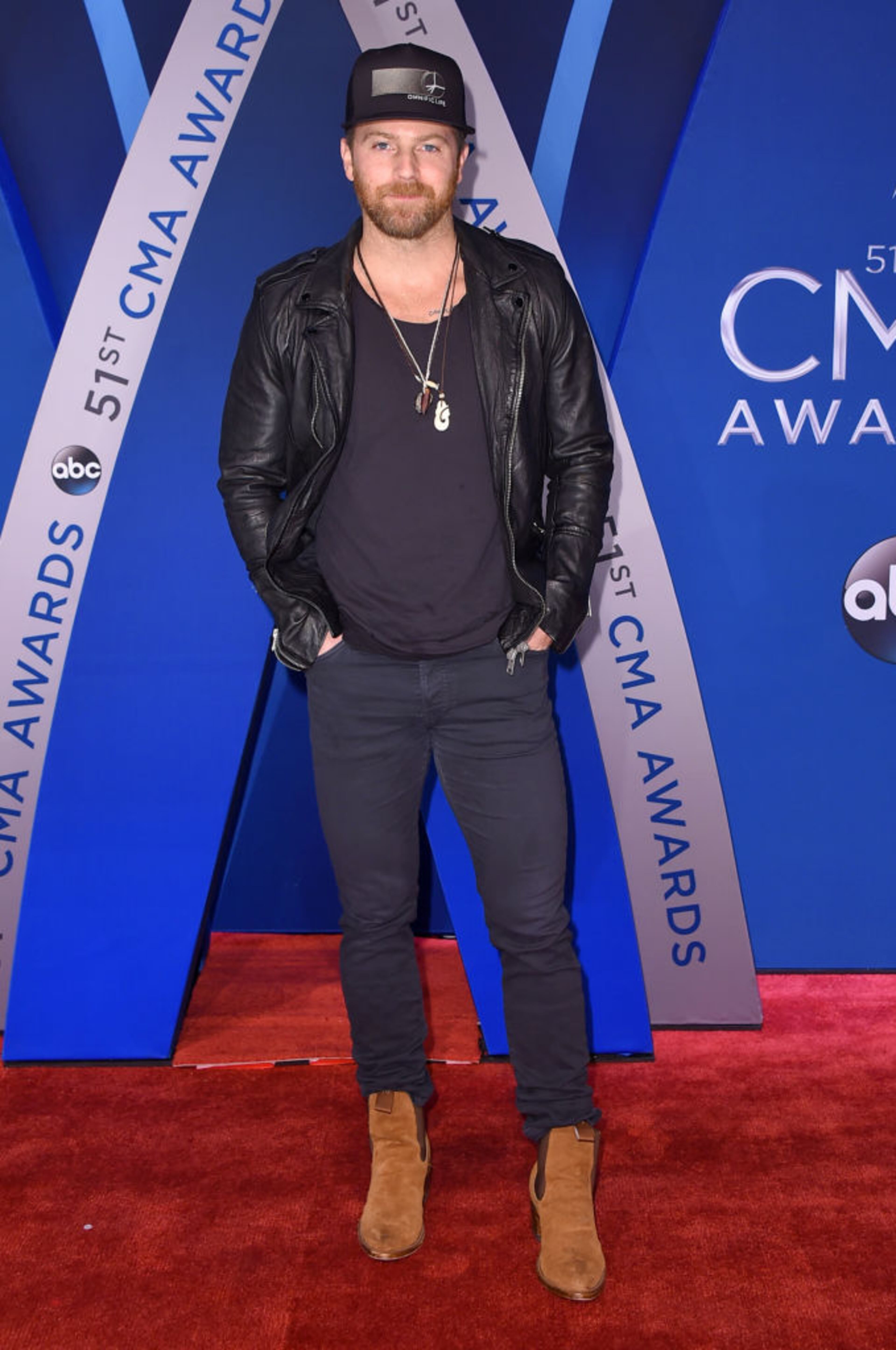 NASHVILLE, TN - NOVEMBER 08: Singer-songwriter Kip Moore attends the 51st annual CMA Awards at the Bridgestone Arena on November 8, 2017 in Nashville, Tennessee. (Photo by Michael Loccisano/Getty Images)