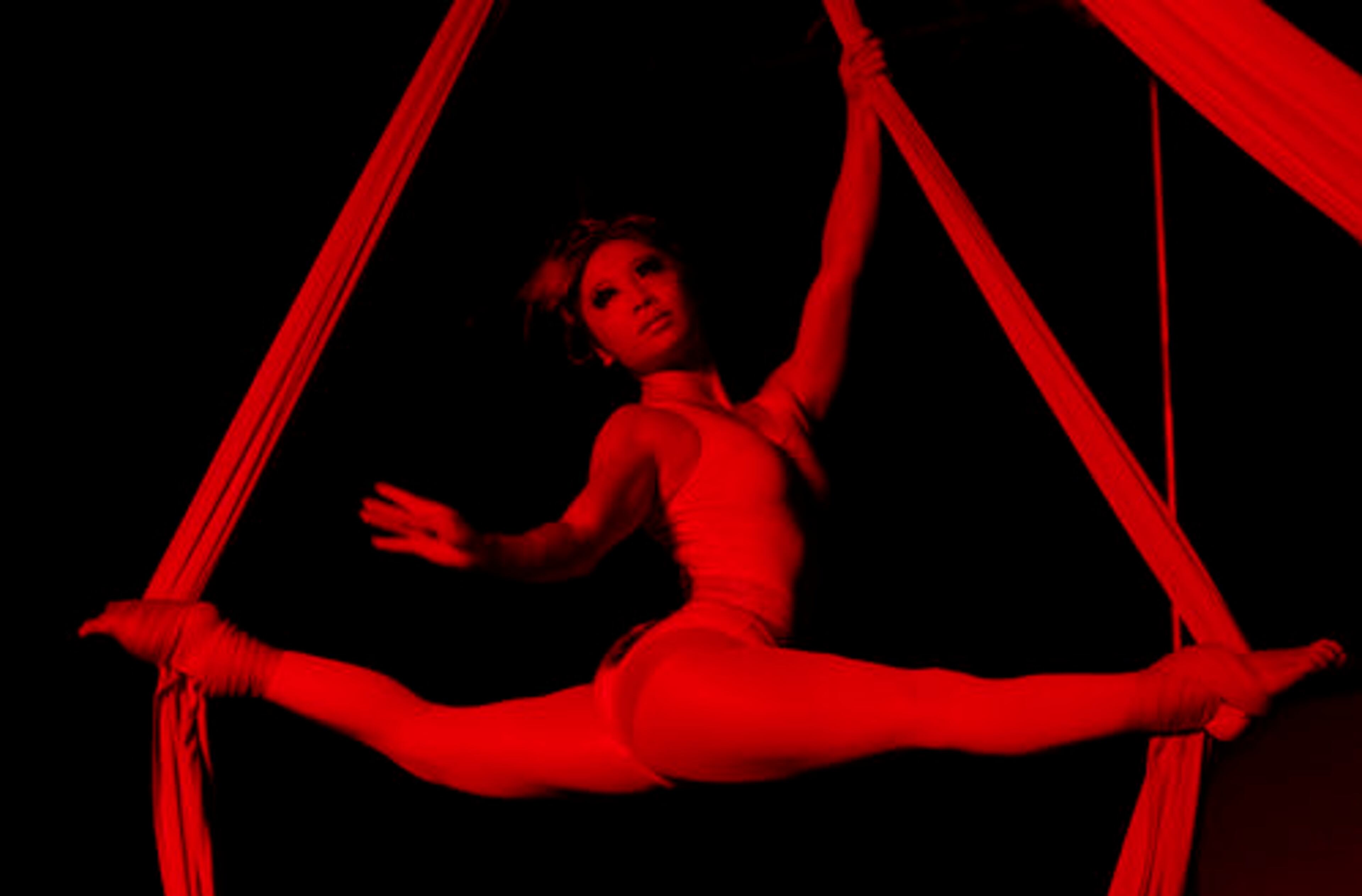 Performers got four minutes and two poles about 12 feet tall to show what they could do. Stilettos were checked backstage.