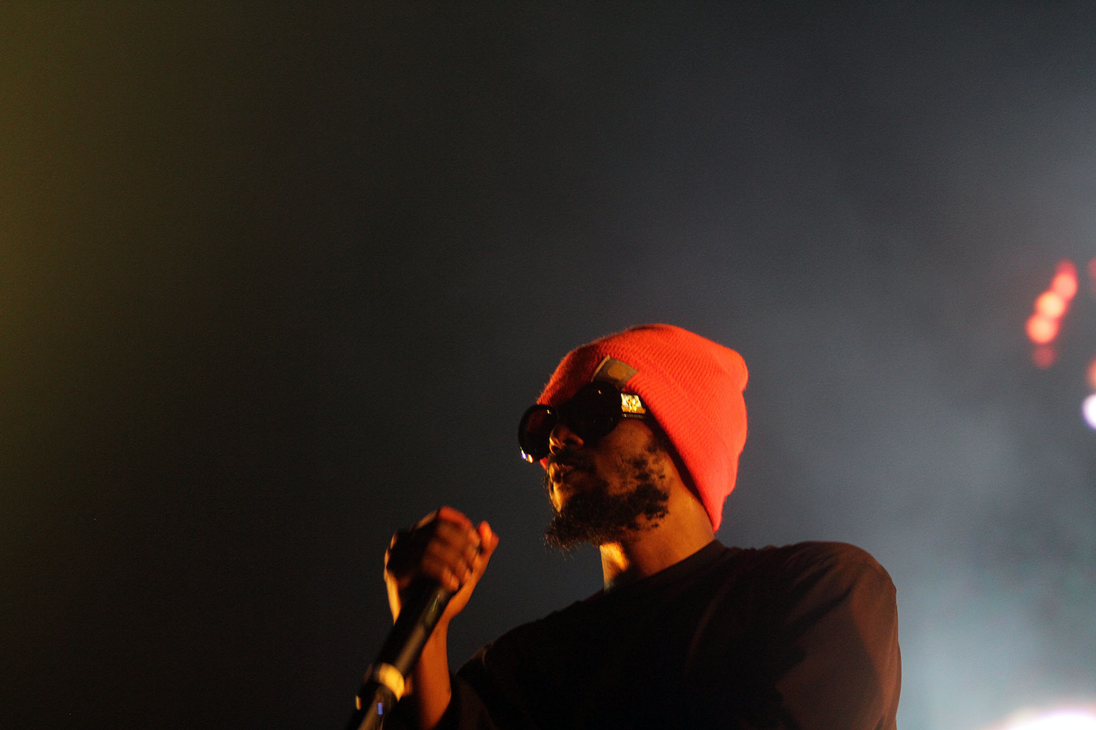 Kendrick Lamar performing at the Tycoon Music Festival at the Ceraillis Amphitheatre in Atlanta on Saturday, June 8, 2019. (Akili-Casundria Ramsess/Eye of Ramsess Media)