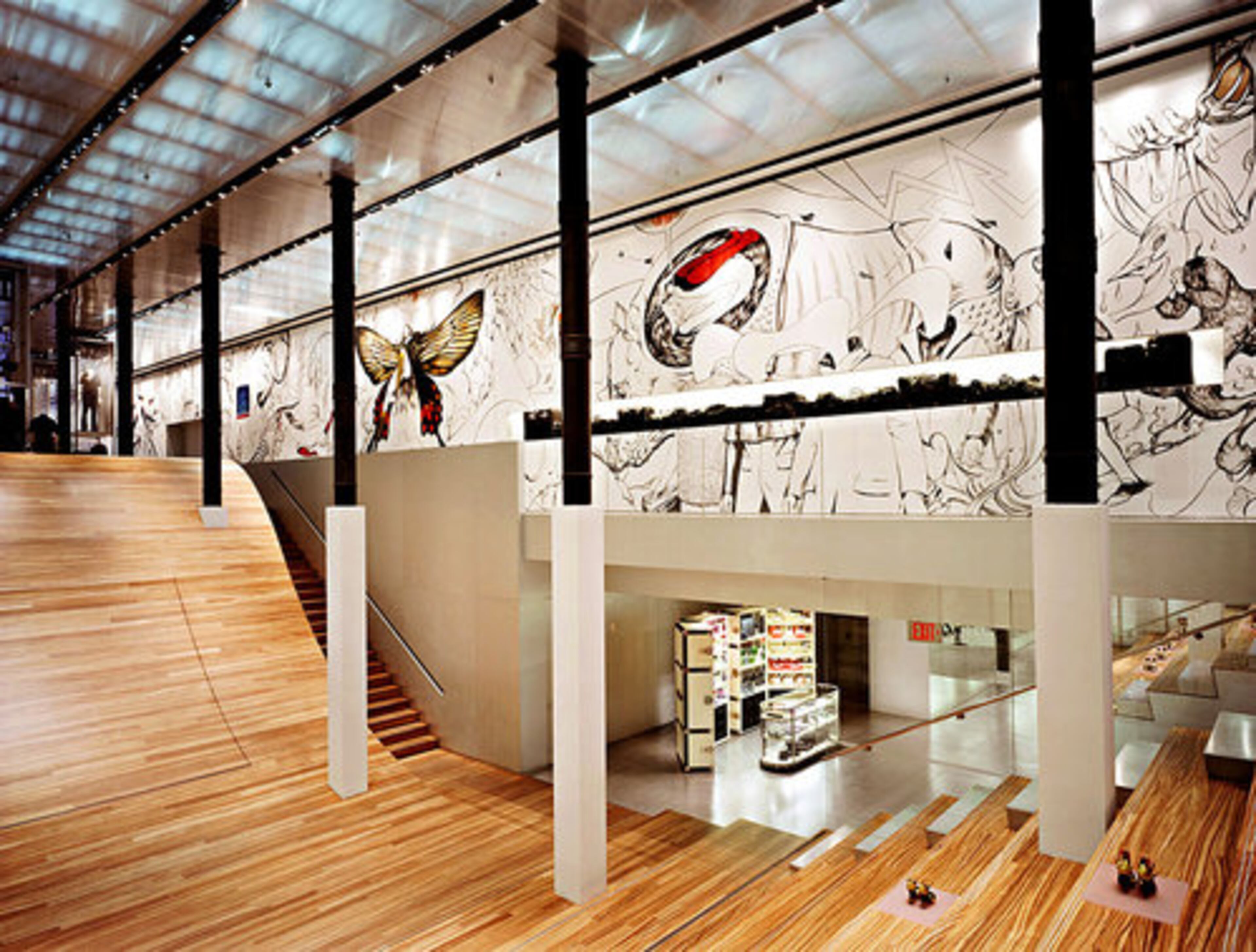 The location of the Prada New York is 575 Broadway, near Prince Street.