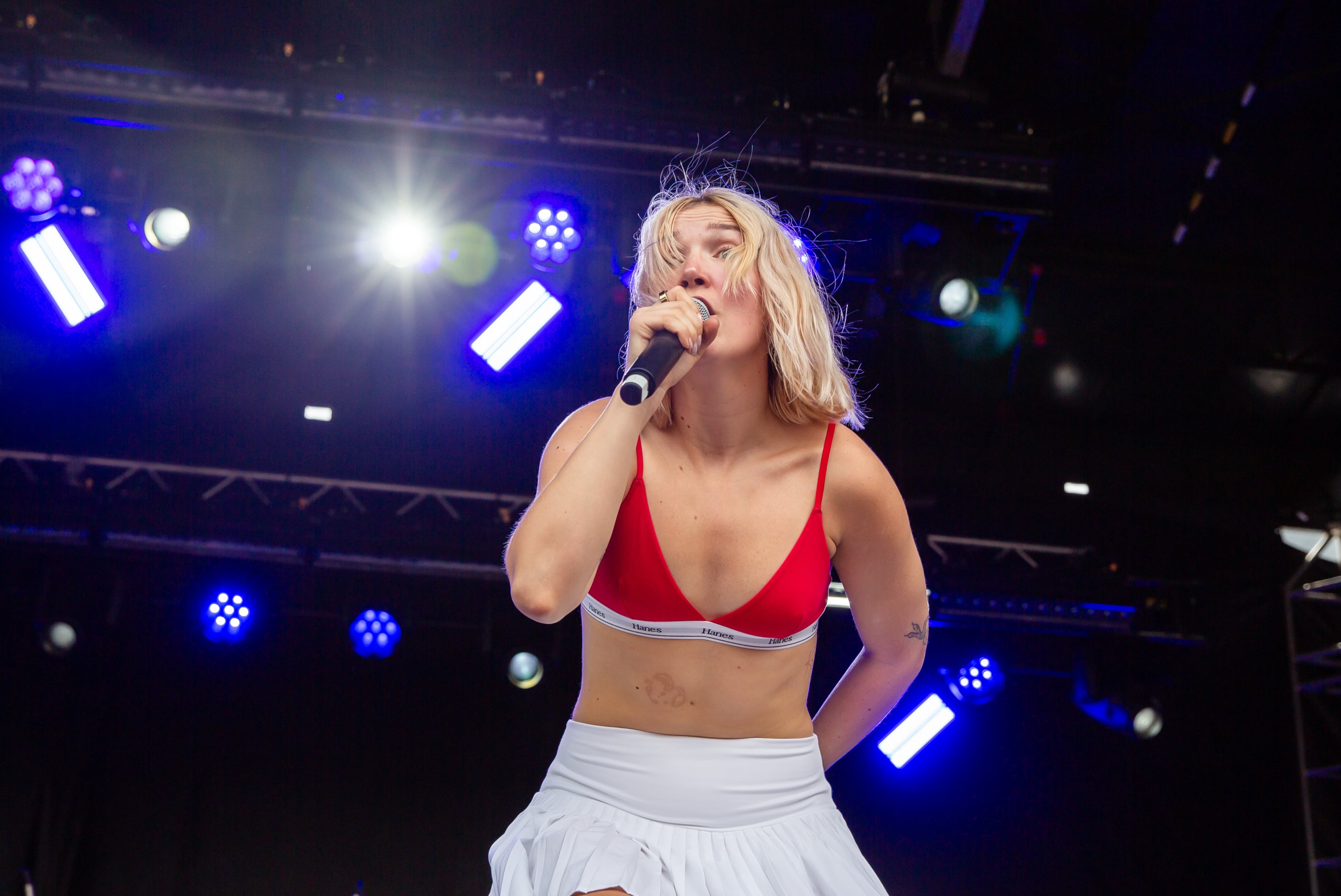 230102 Atlanta, Ga: Nashville's Winona Fighter is the second act to take play the Ponce de Leon stage at Shaky Knees on Friday, May 3, 2024. (RYAN FLEISHER FOR THE ATLANTA JOURNAL-CONSTITUTION)